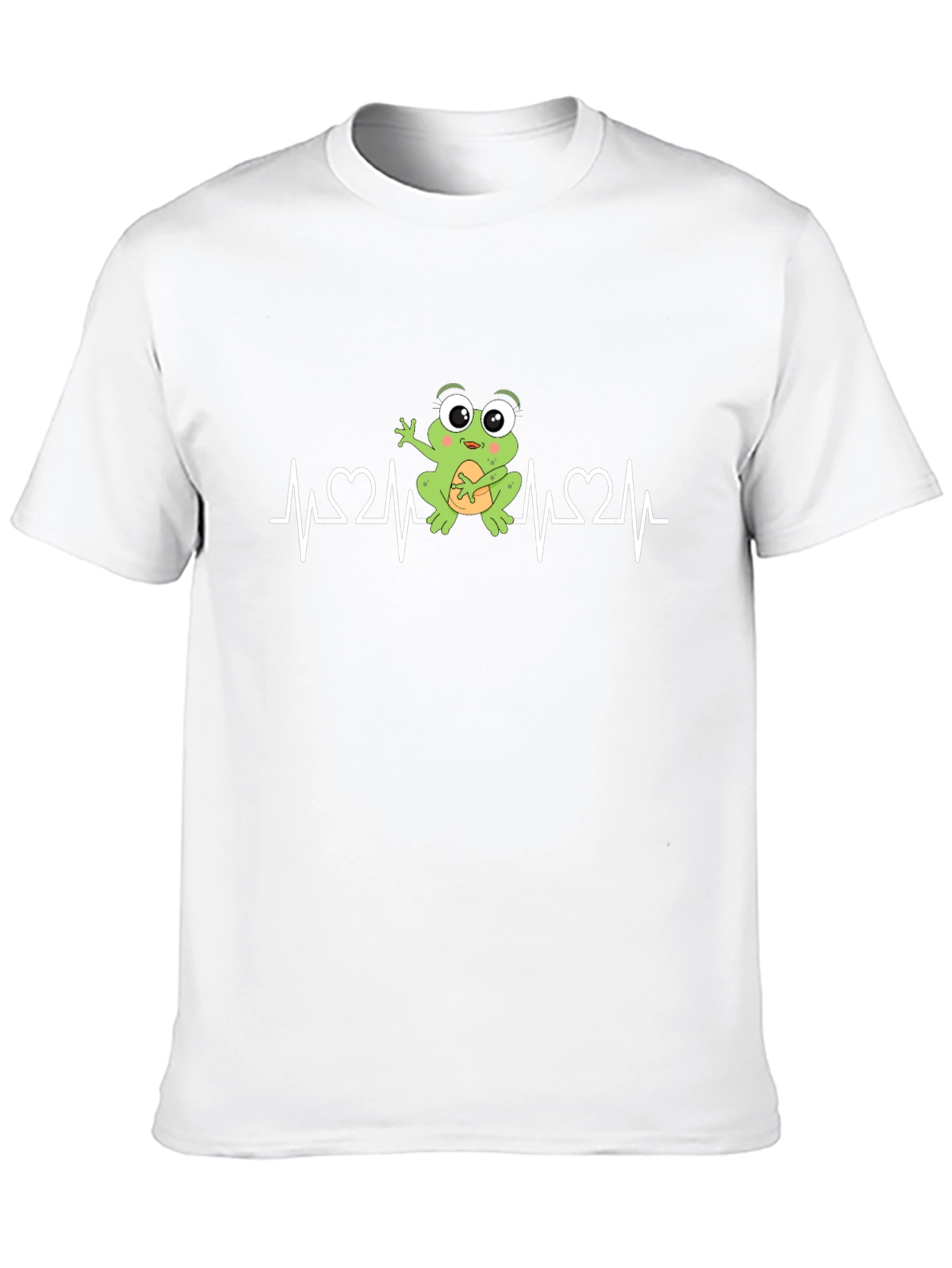 Black Frog Heartbeat T-Shirt - Ribbiting Style! view 10