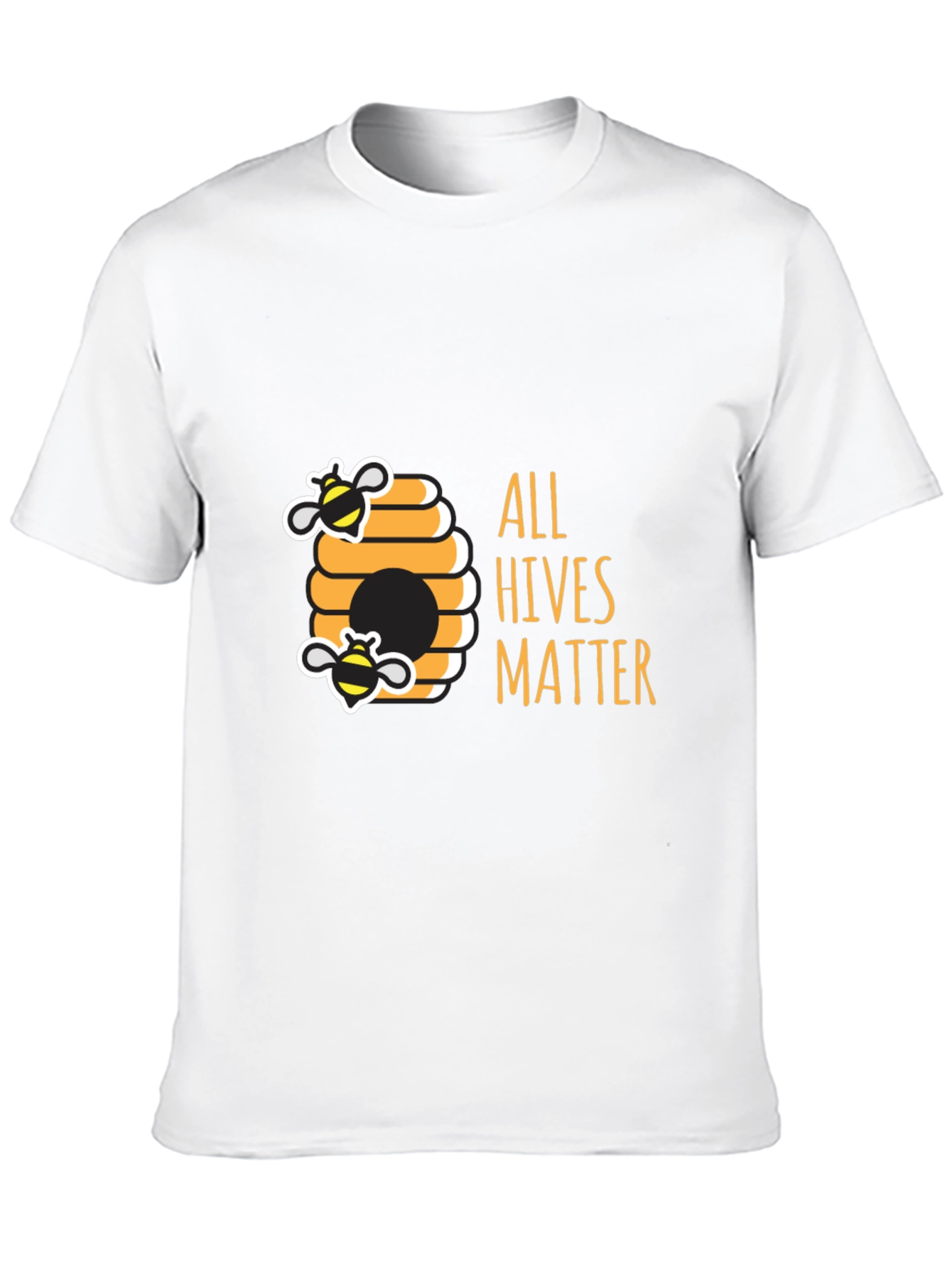 Black All Hives Matter Black T-Shirt - Bee Kind view 10