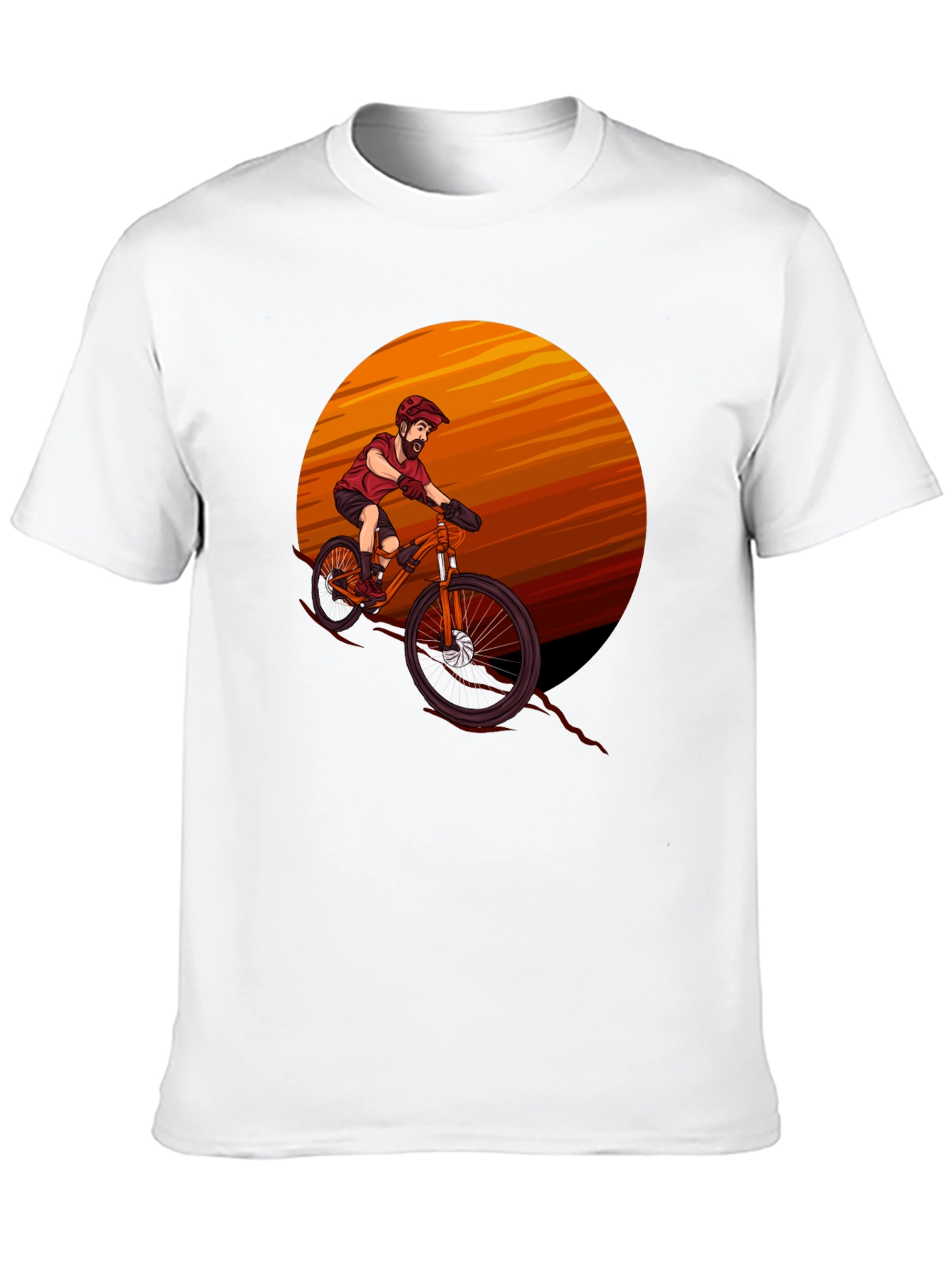 Black Mountain Bike Graphic Tee - Adventure Ready view 10