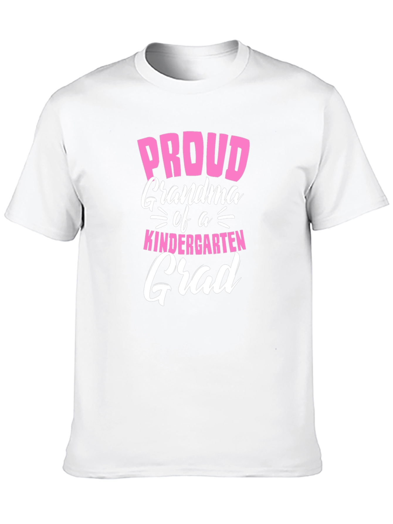 Black Proud Grandma Kindergarten Grad T-Shirt view 10