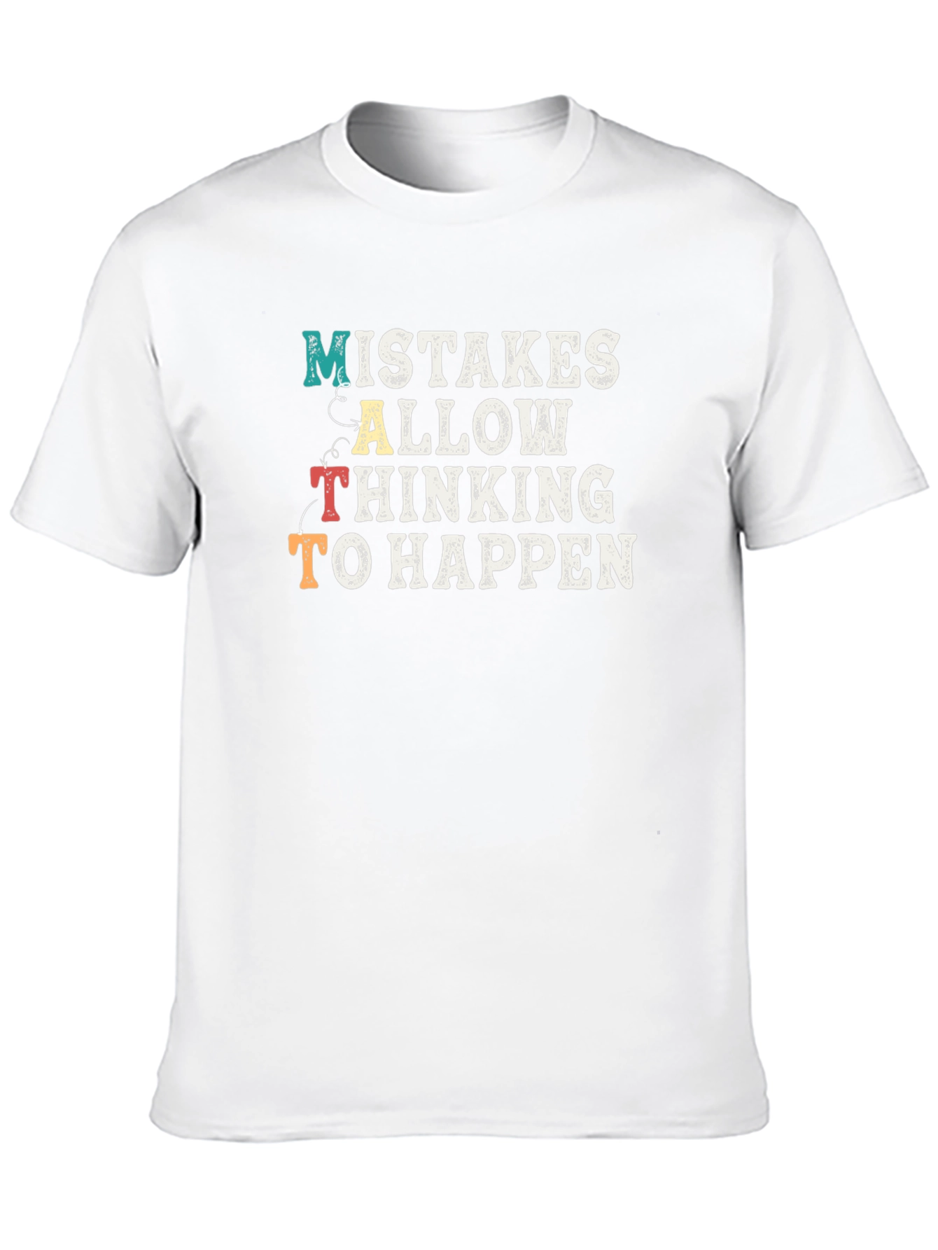Black Mistakes Allow Thinking T-Shirt - Motivational Tee view 10