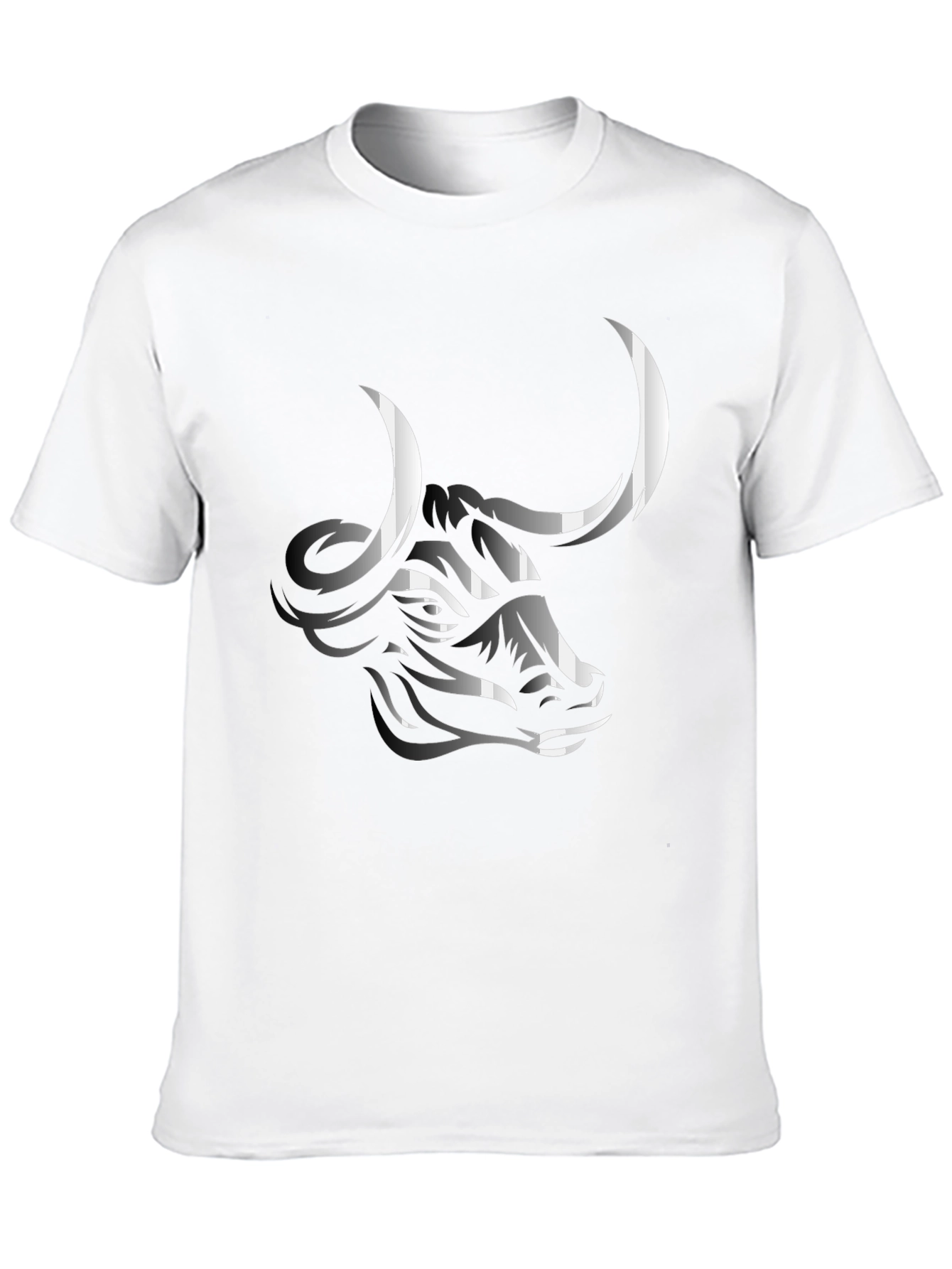 Black Bull Graphic Tee - Stylish Men's Black T-Shirt view 10