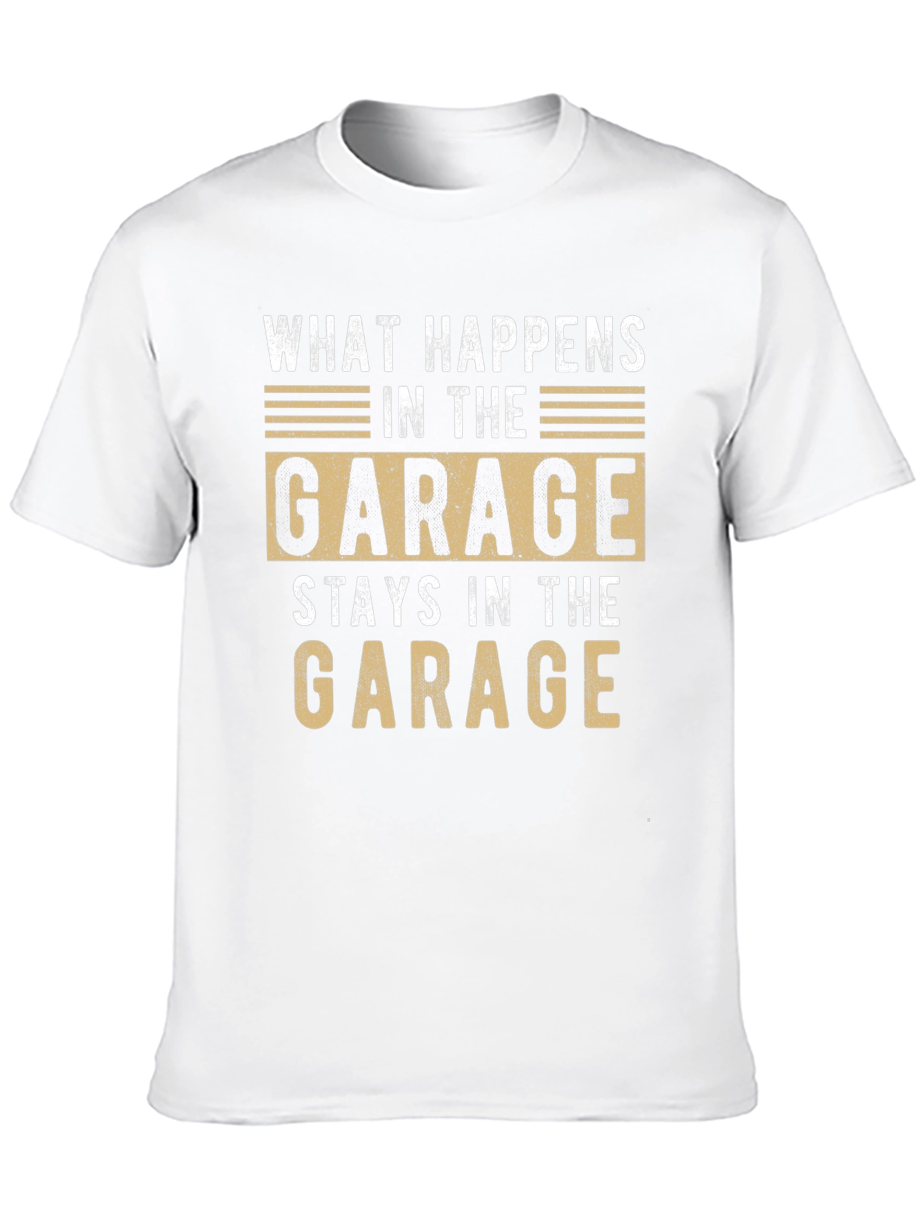 Black Garage T-Shirt - What Happens Stays in the Garage view 10