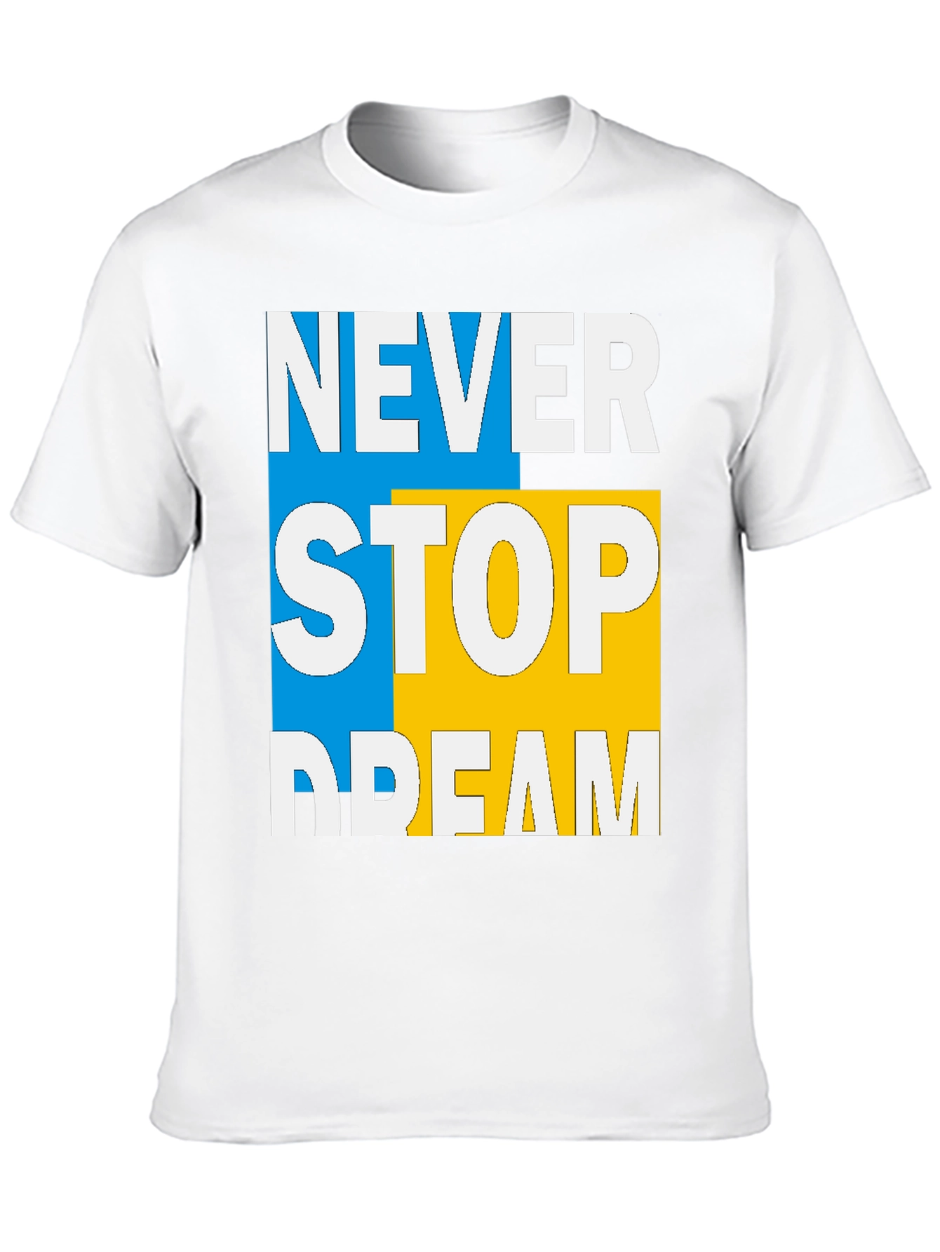 Black Never Stop Dreaming Graphic T-Shirt view 10