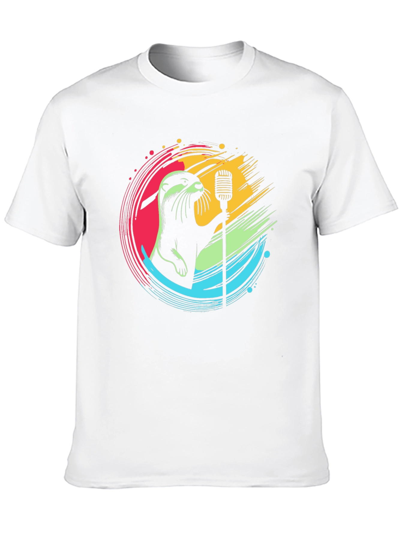 Black Otter Singer Graphic Tee - Unisex view 10