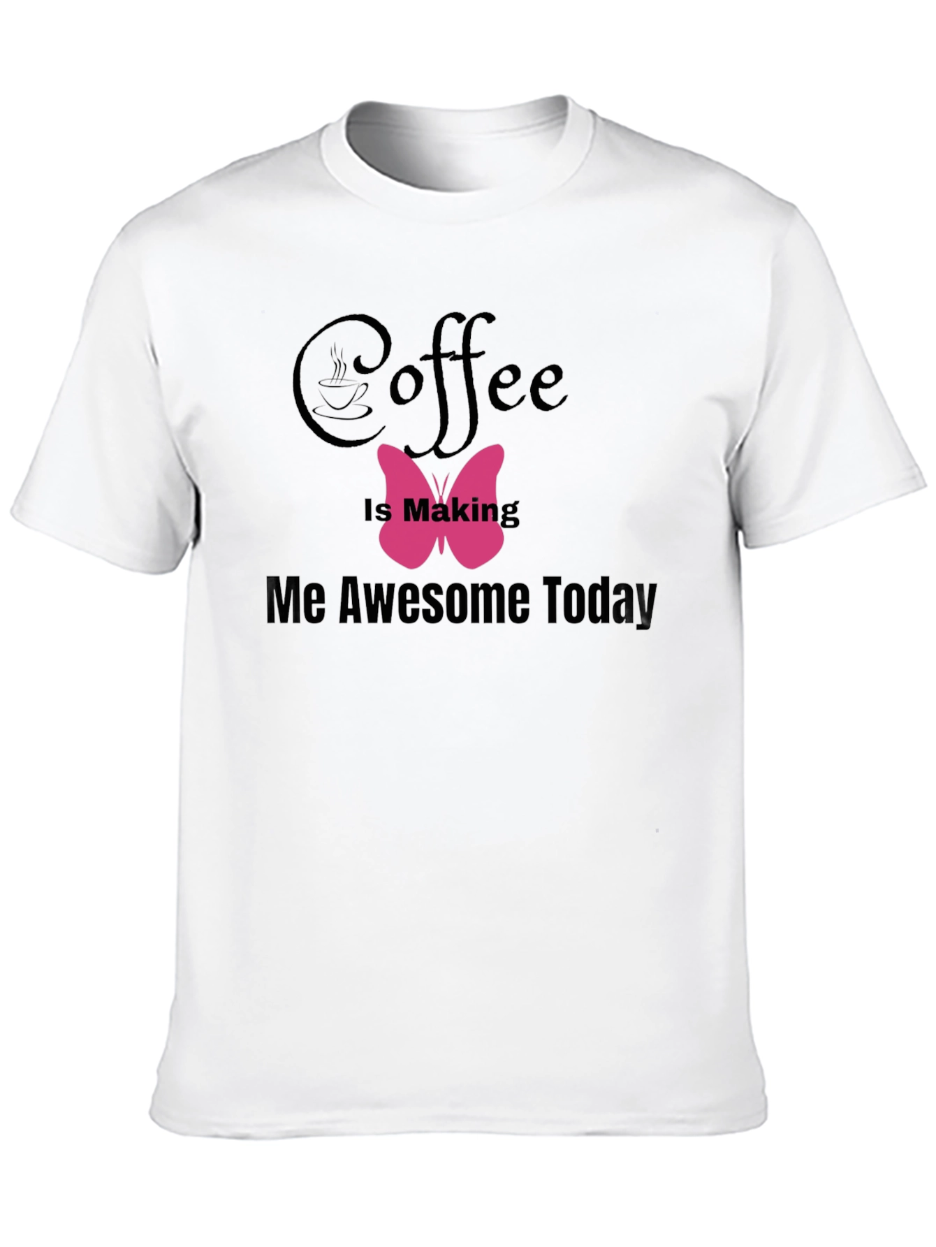 Black Coffee Makes Me Awesome T-Shirt view 10