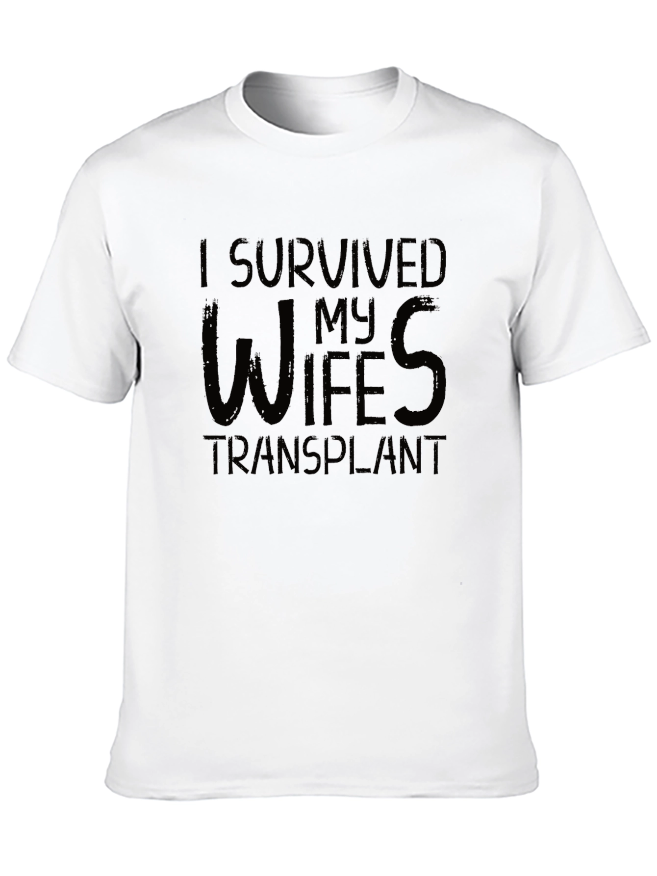 Black I Survived My Wife's Transplant T-Shirt view 10