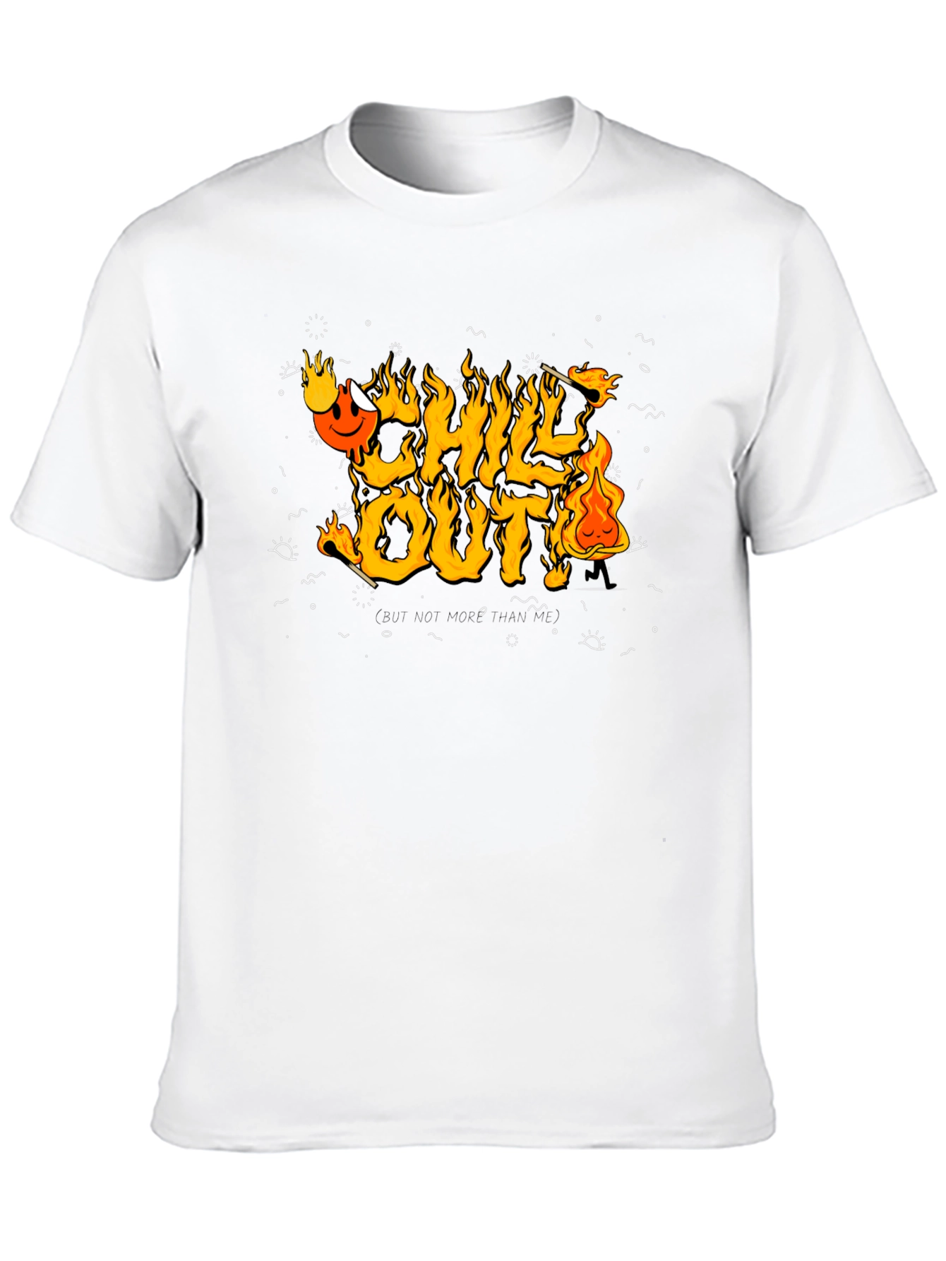 Black Chill Out Graphic Tee view 10