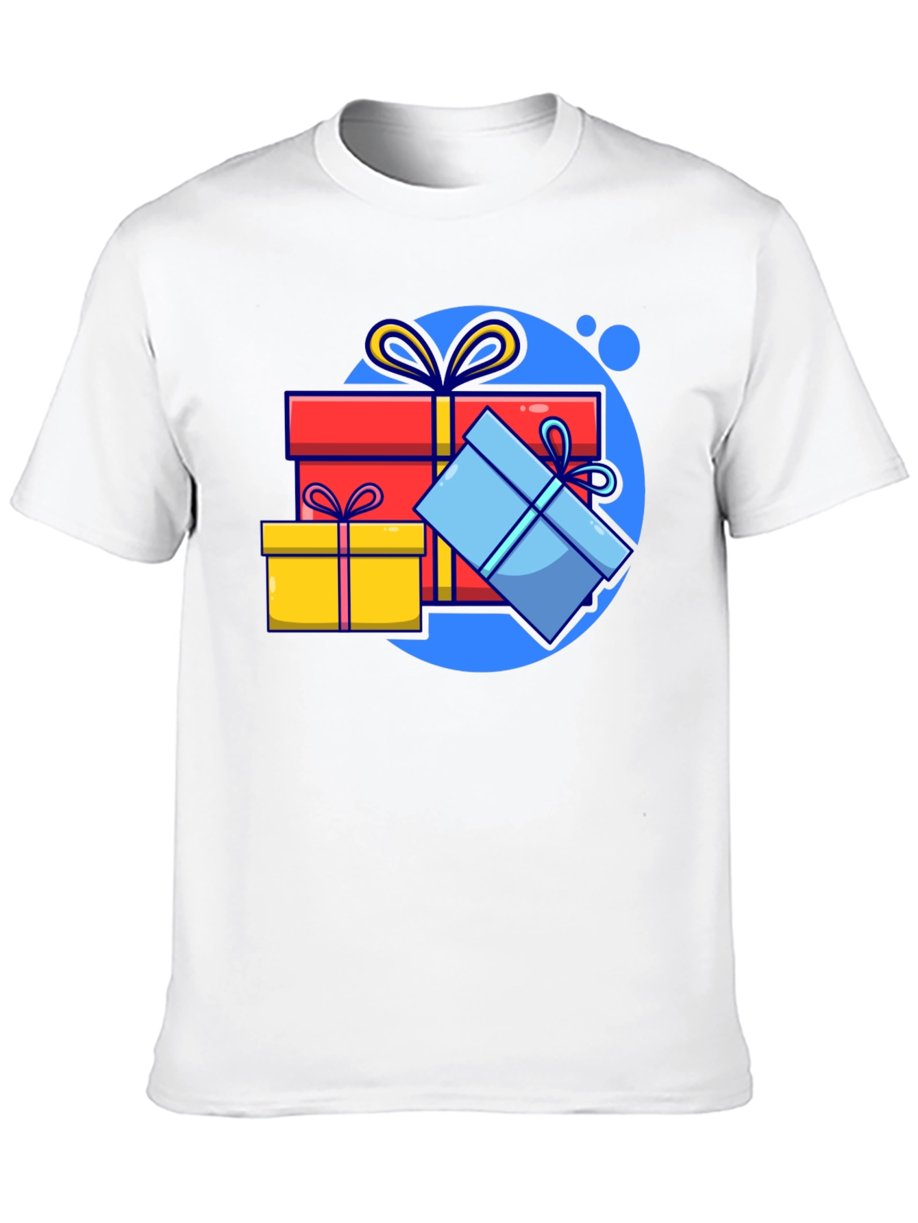 Black Festive Gift T-Shirt - Black Holiday Tee view 10