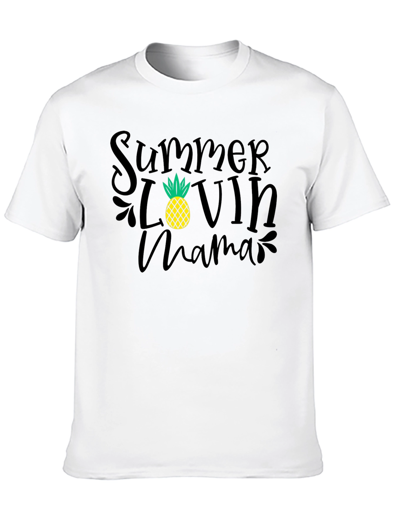 Black Summer Lovin' Mama T-Shirt view 10