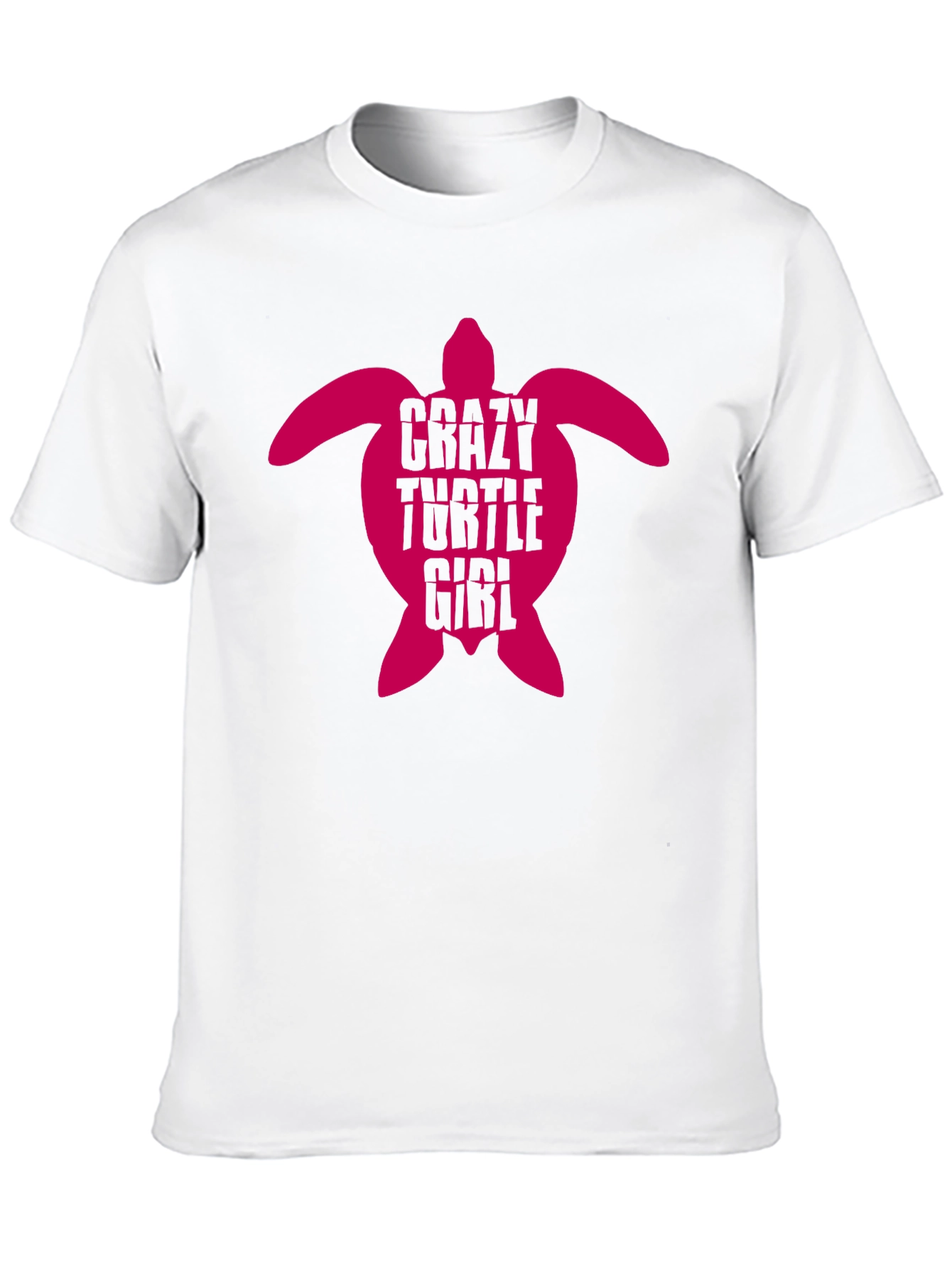 Black Crazy Turtle Girl Graphic Tee view 10