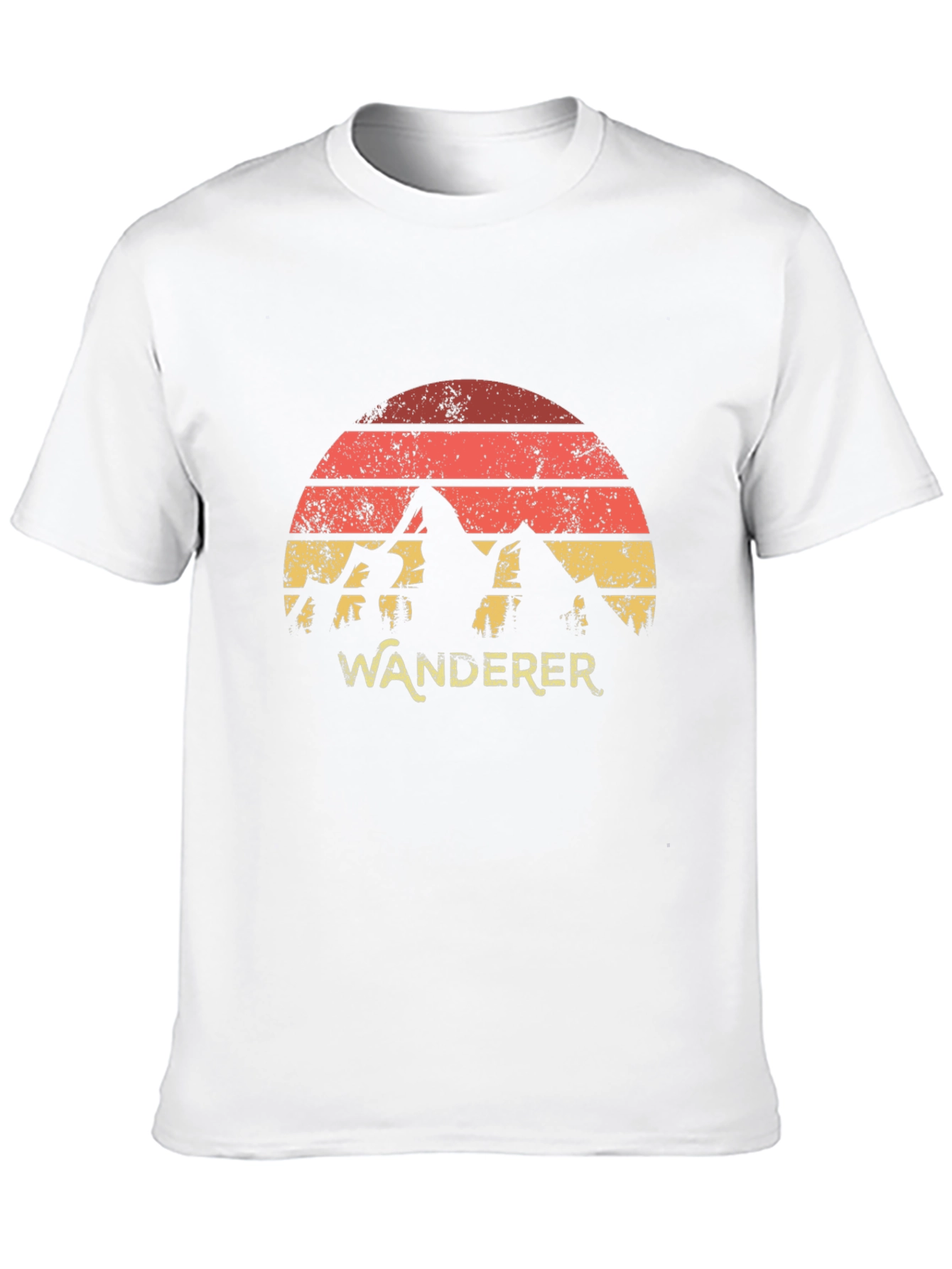 Black Wanderer Mountain Graphic Tee - Retro Style view 10