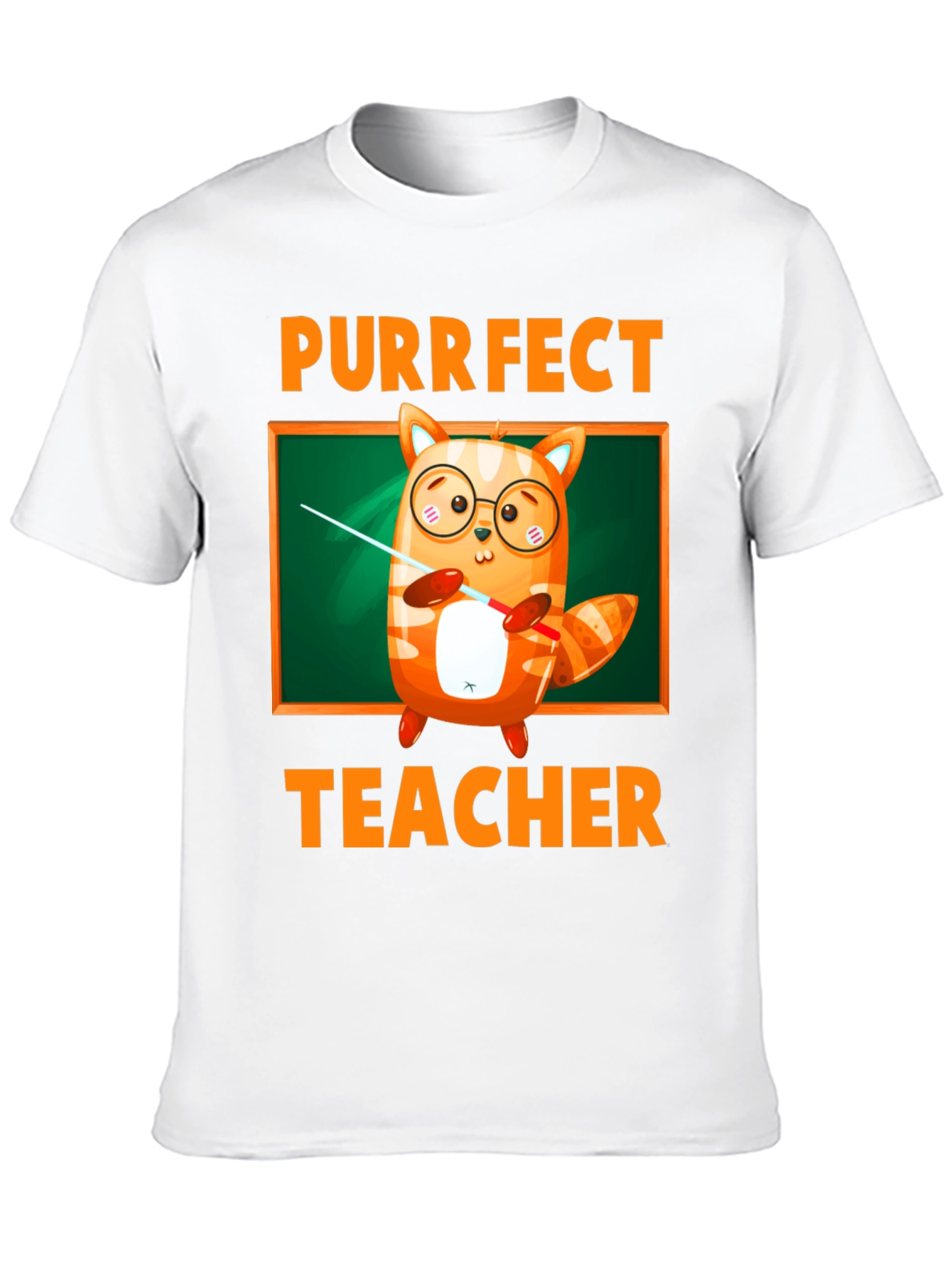 Black Purrfect Teacher T-Shirt view 10