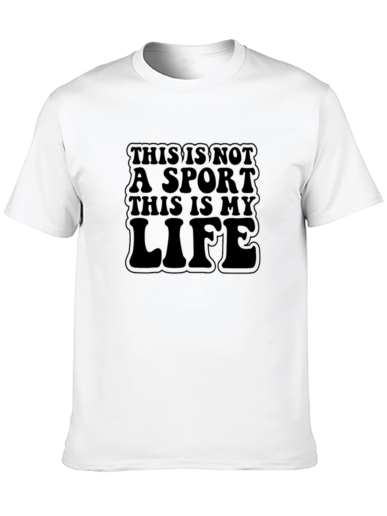 Black This Is My Life Graphic Tee - Black view 10