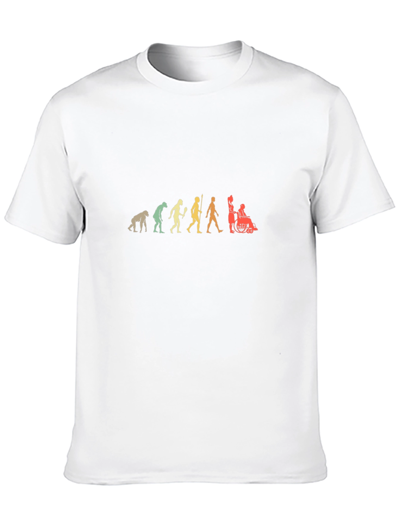 Black Evolution of Caregiver Black T-Shirt view 10