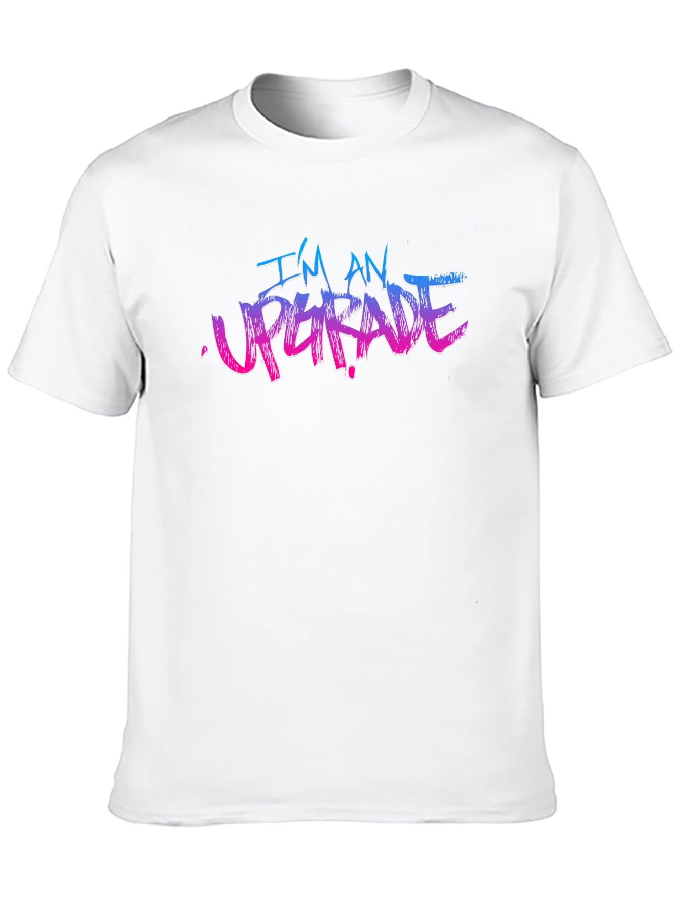 Black I'm An Upgrade Graphic T-Shirt view 10