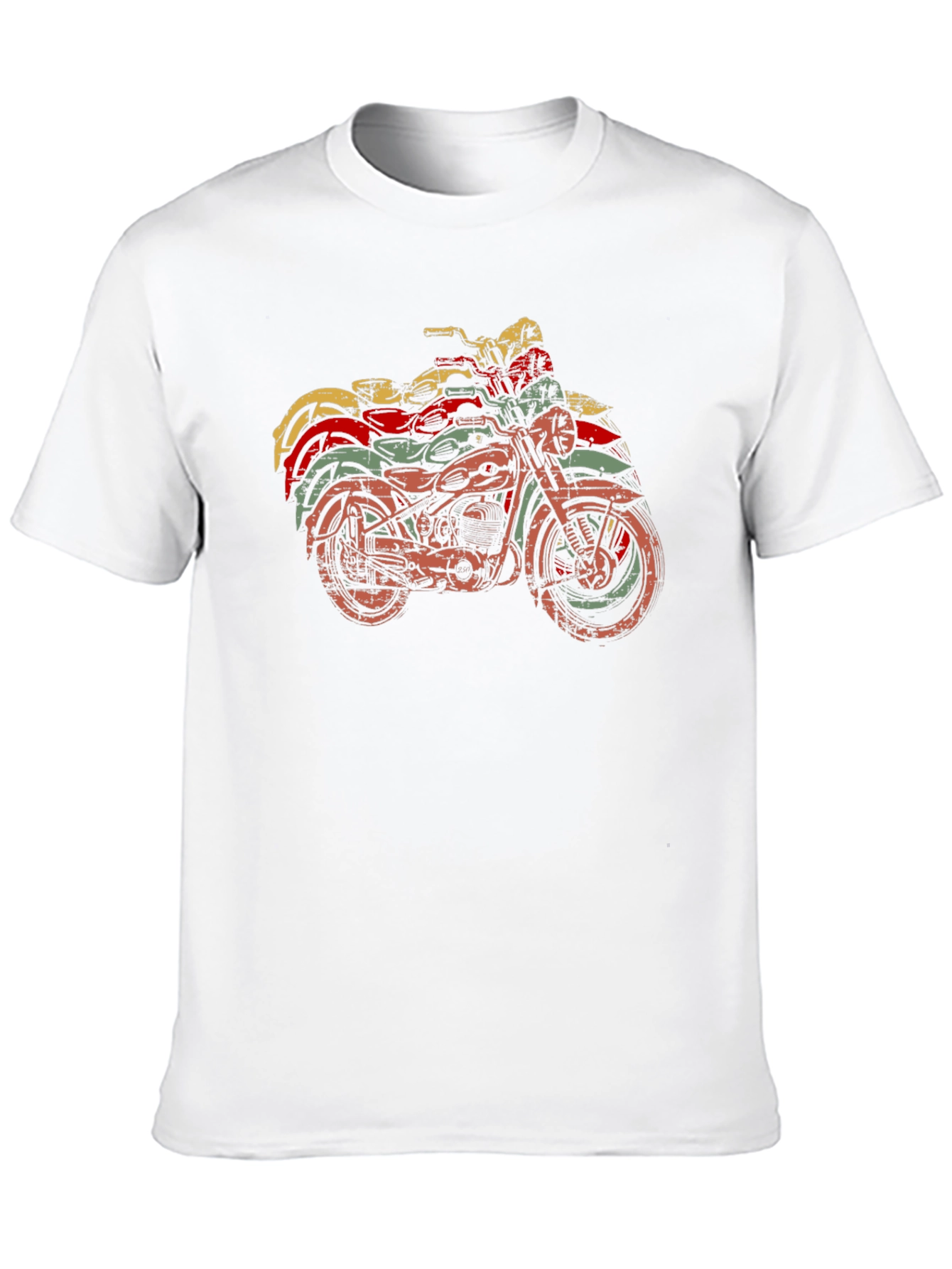 Black Retro Motorcycle Graphic T-Shirt - Vintage Style view 10