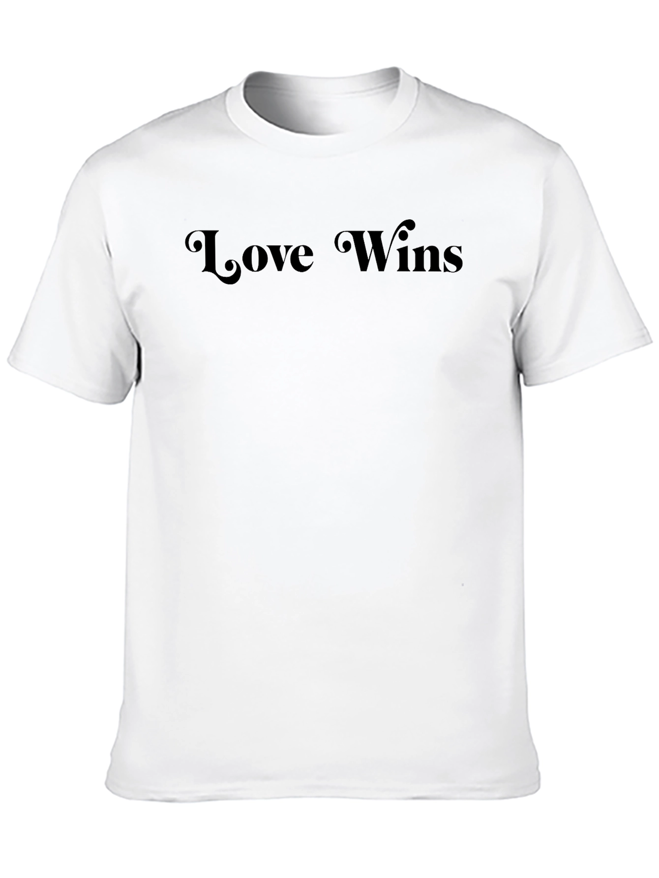 Black Love Wins T-Shirt - Stylish Graphic Tee view 10