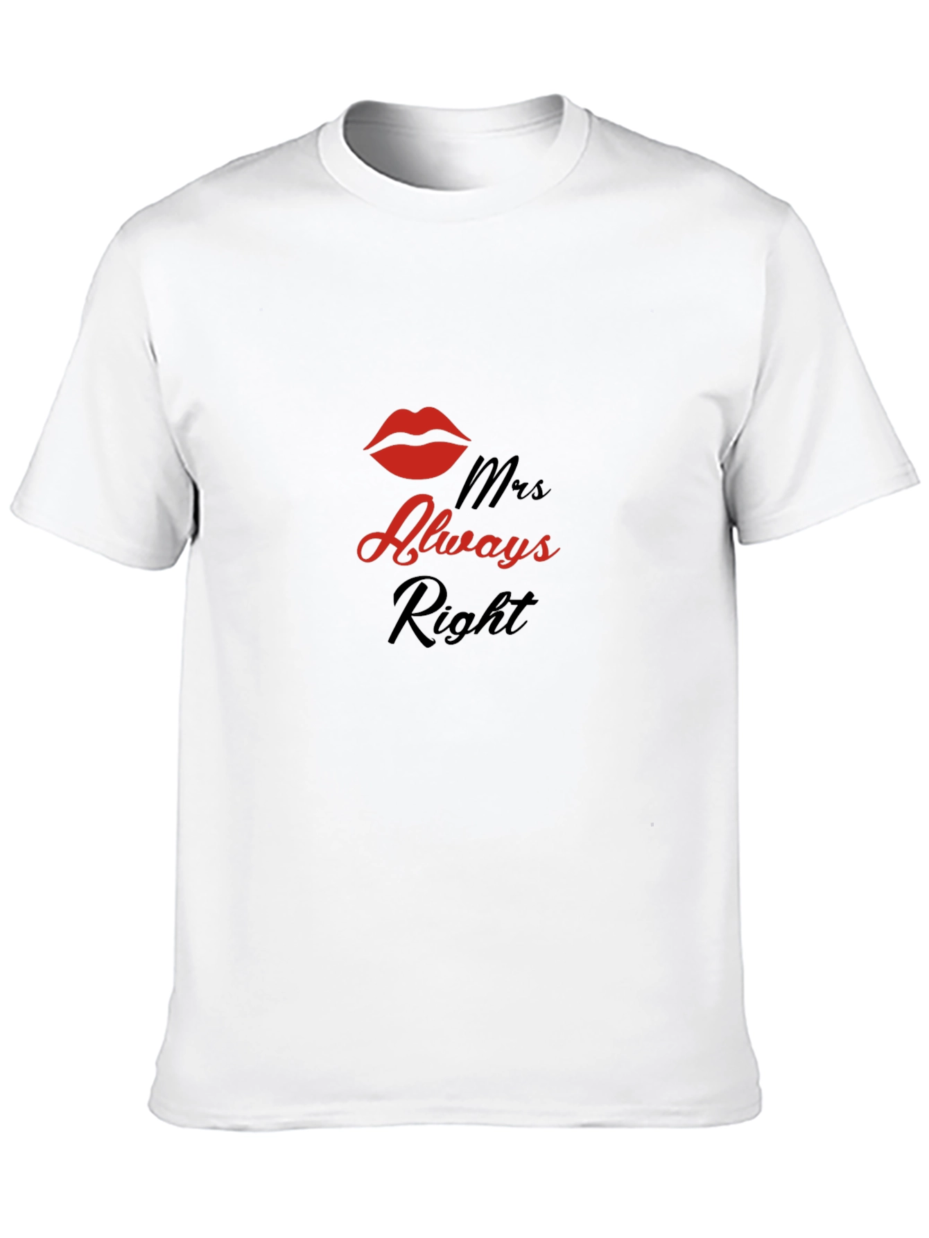 Black Mrs. Always Right Graphic T-Shirt view 10
