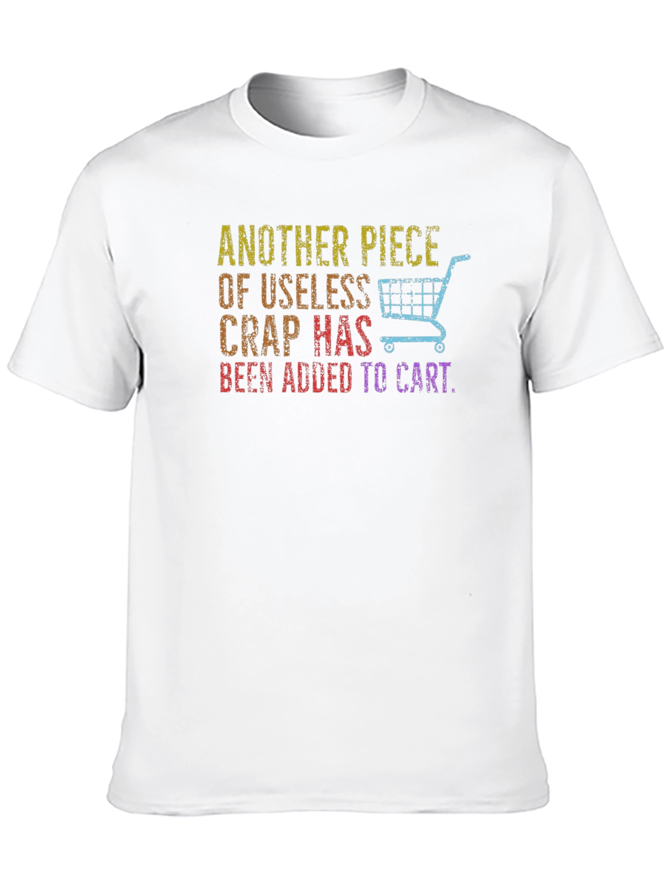 Black Funny "Another Piece of Useless Crap" T-Shirt view 10