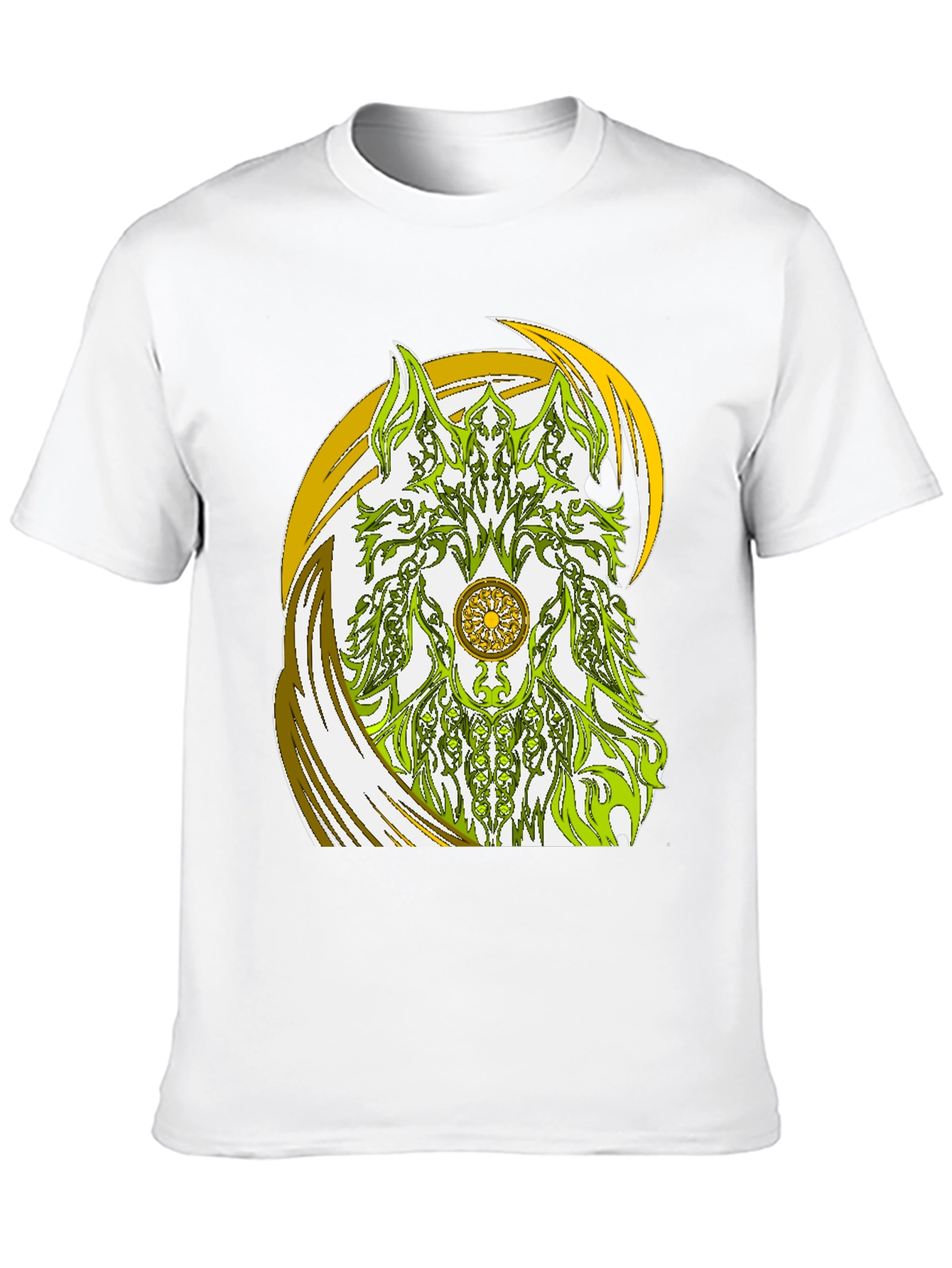 Black Abstract Graphic Print T-Shirt view 10