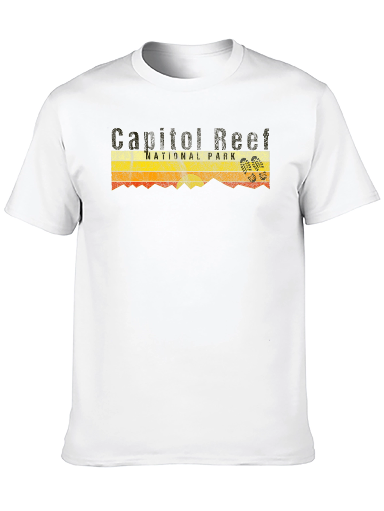 Black Capitol Reef National Park T-Shirt - Retro Style view 10