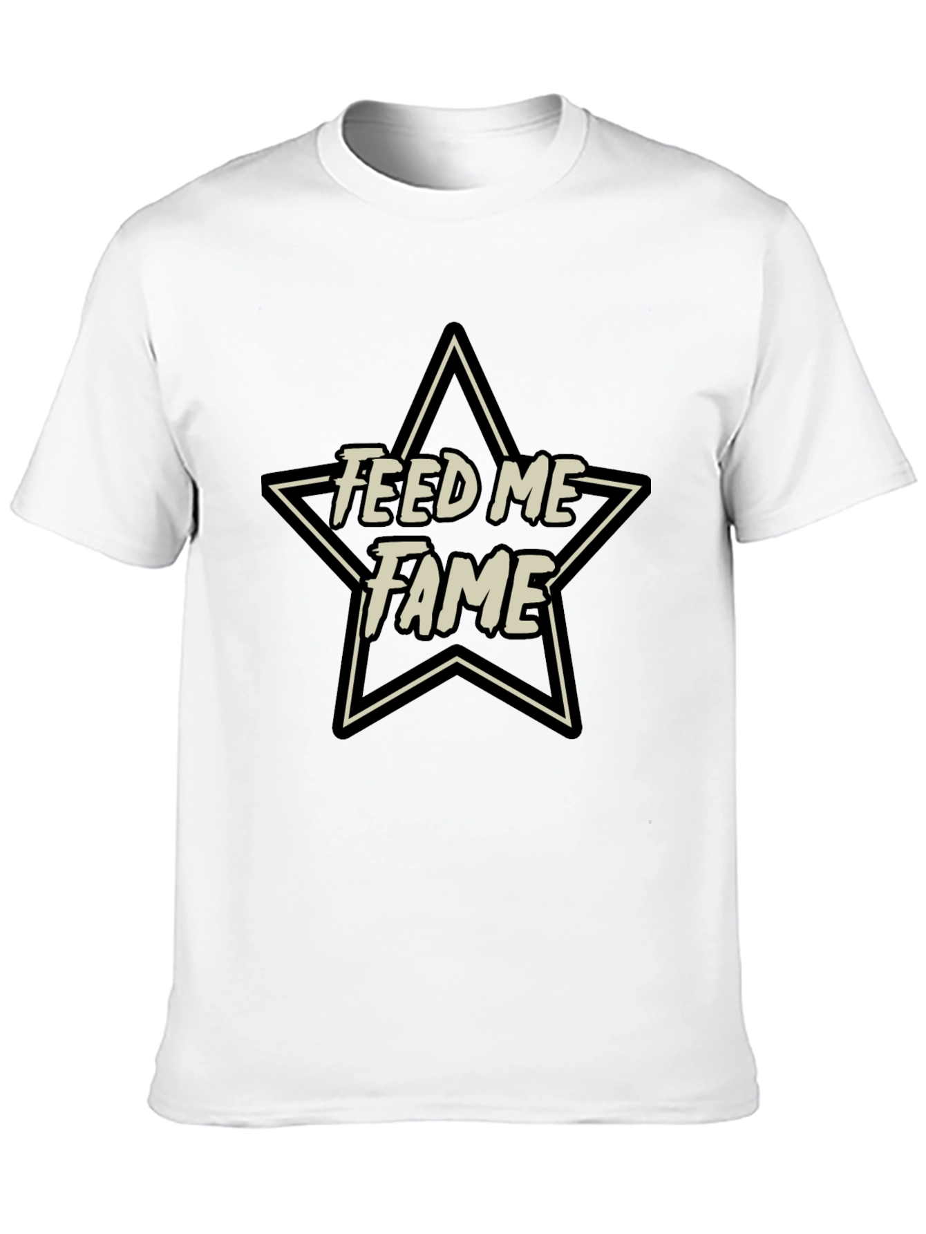 Black Feed Me Fame Star Graphic Tee view 10
