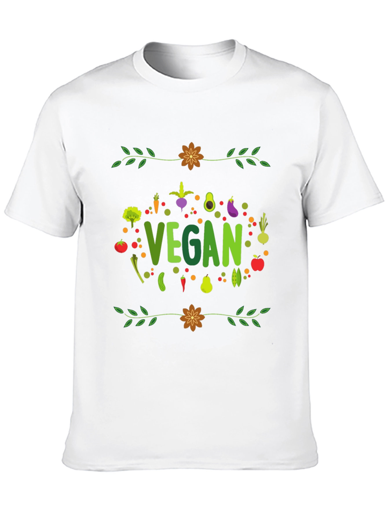 Black Vegan T-Shirt - Plant-Based Lifestyle Tee view 10