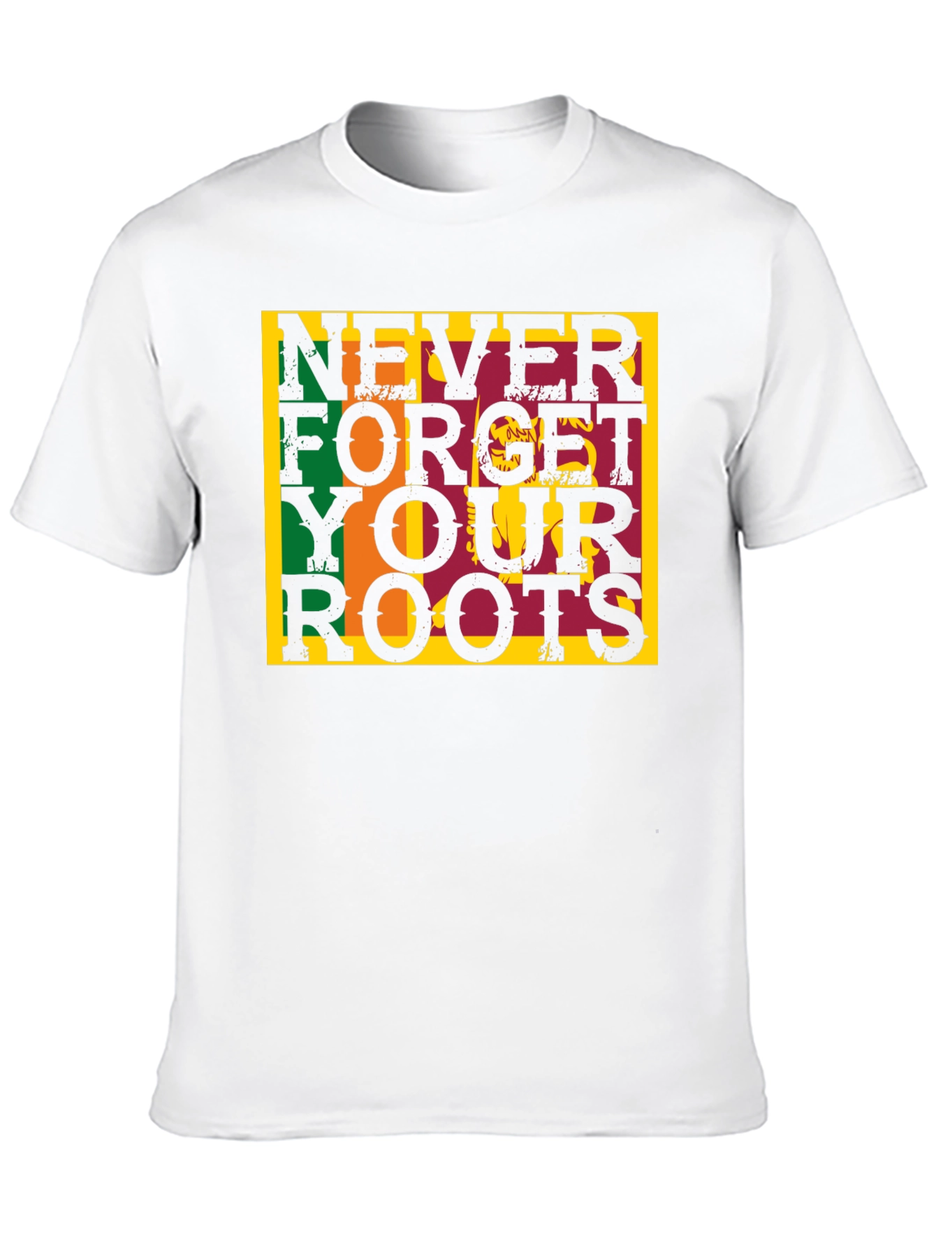 Black Never Forget Your Roots Graphic Tee view 10