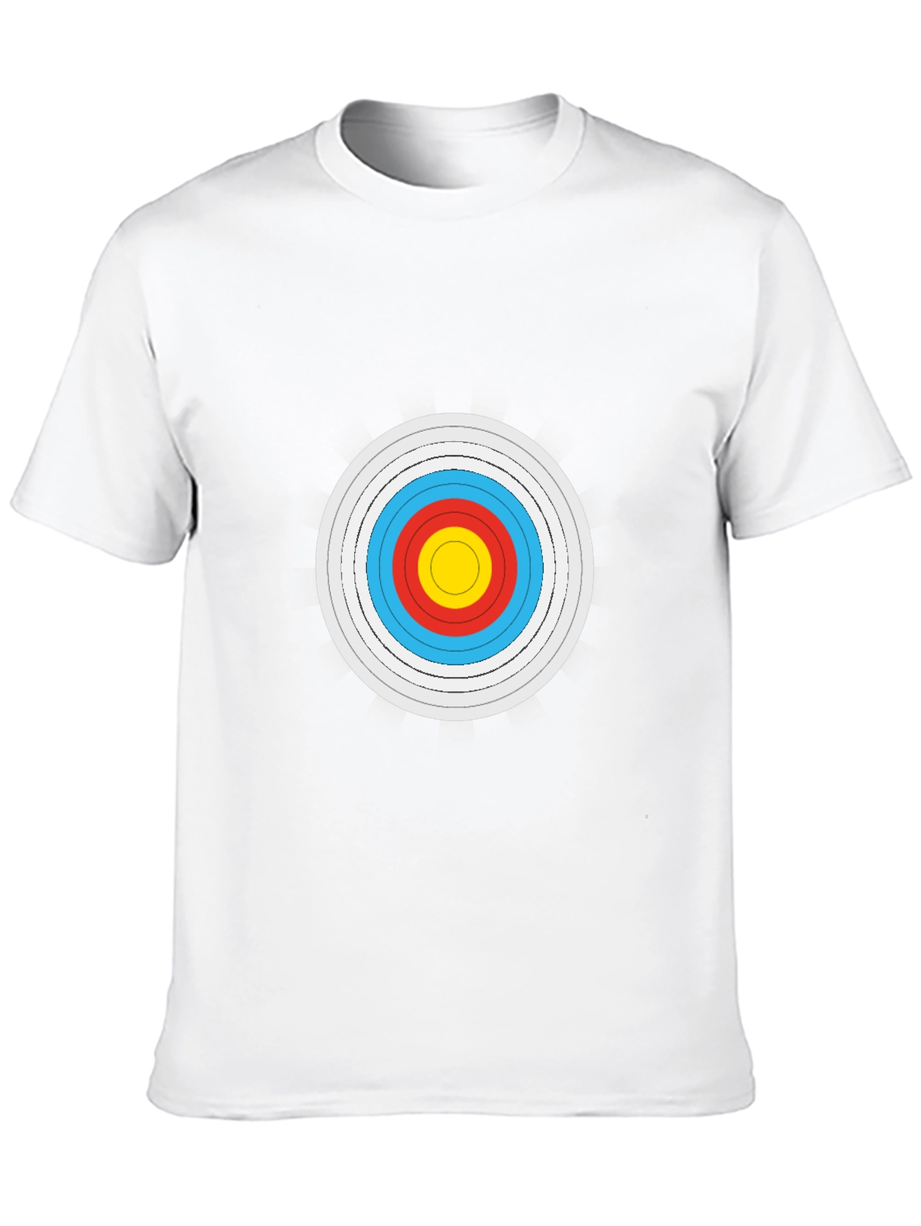 Black Archery Target Graphic Tee - Black Cotton Comfort view 10