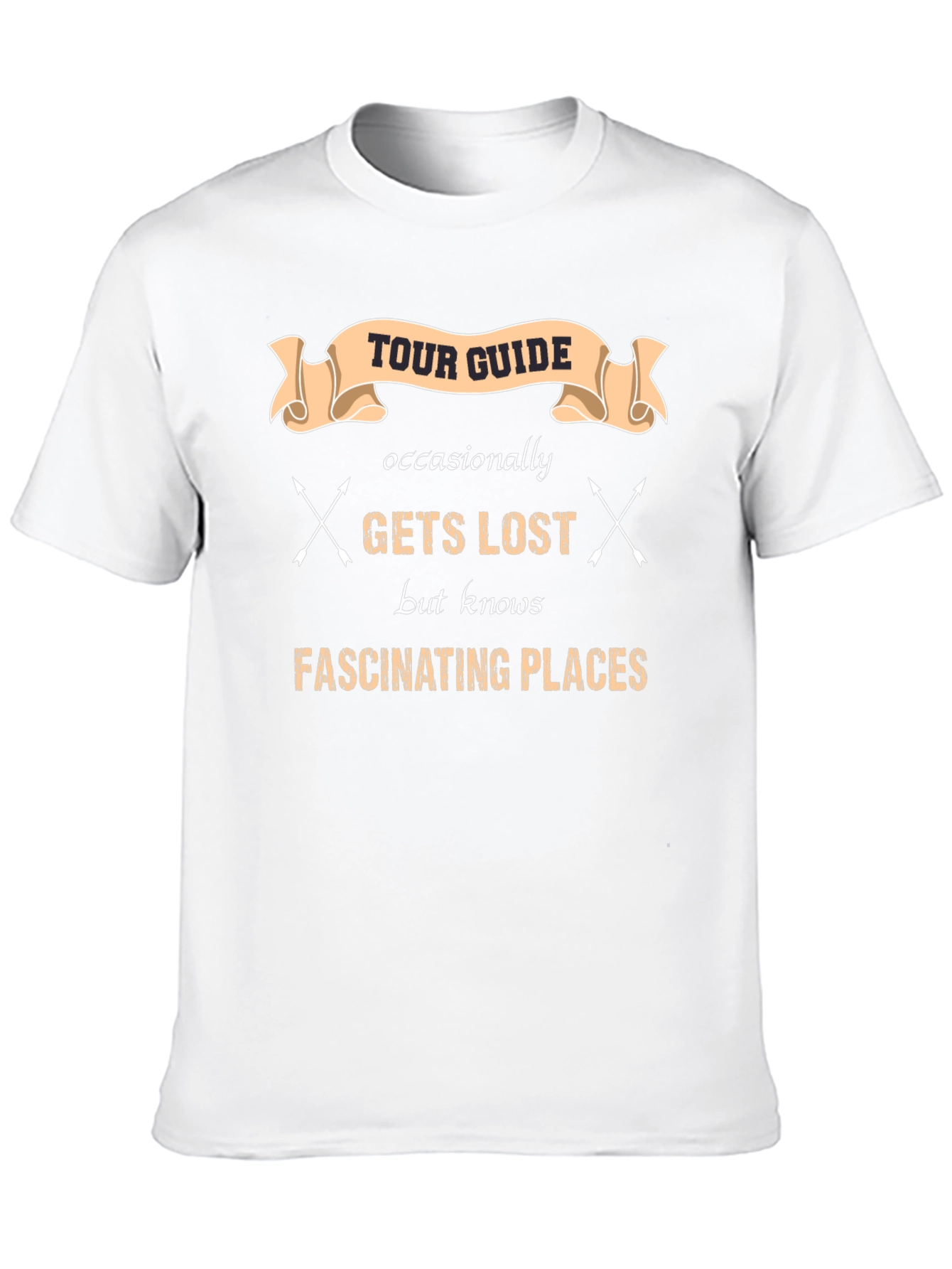 Black Tour Guide Gets Lost T-Shirt view 10
