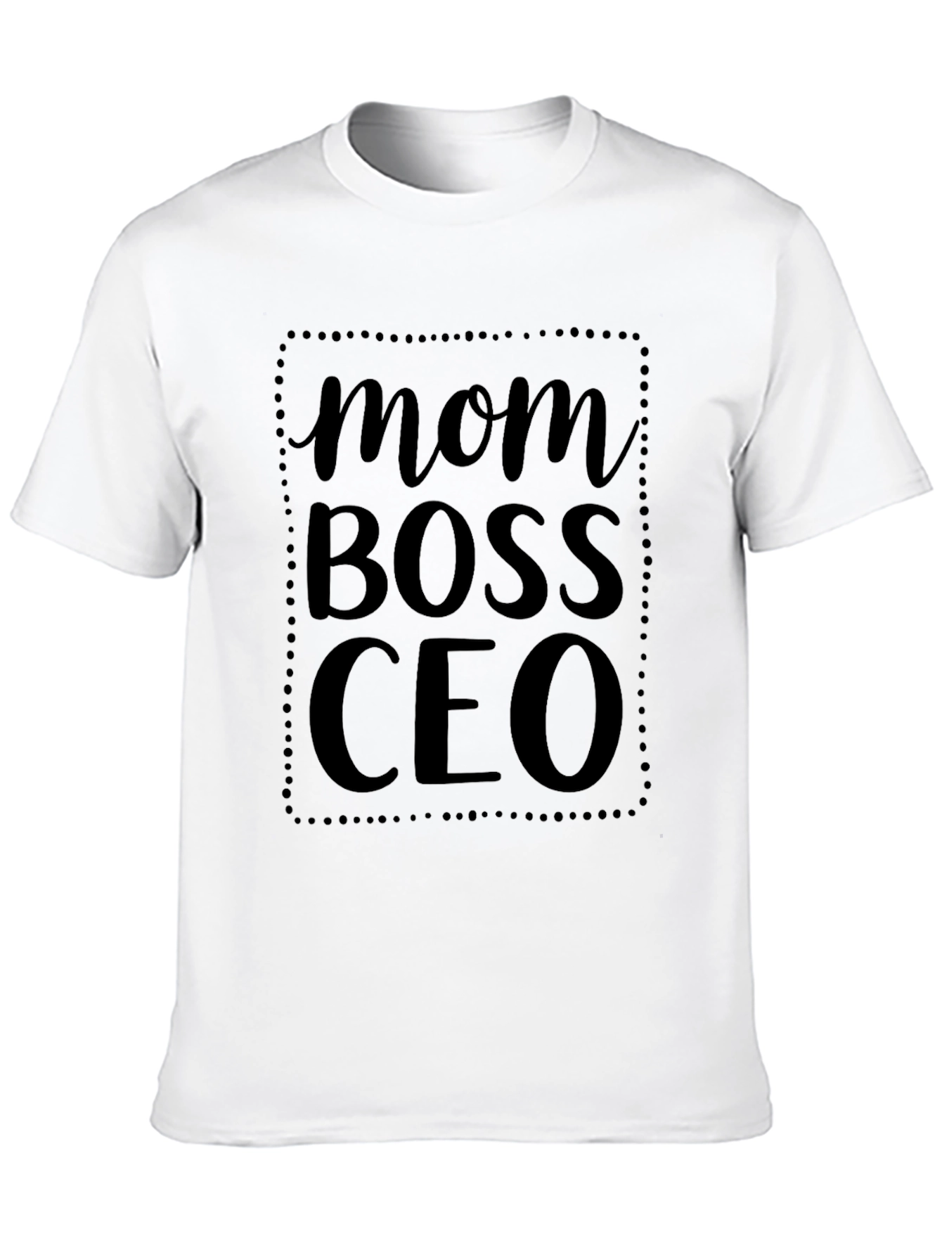 Black Mom Boss CEO Black Graphic T-Shirt view 10