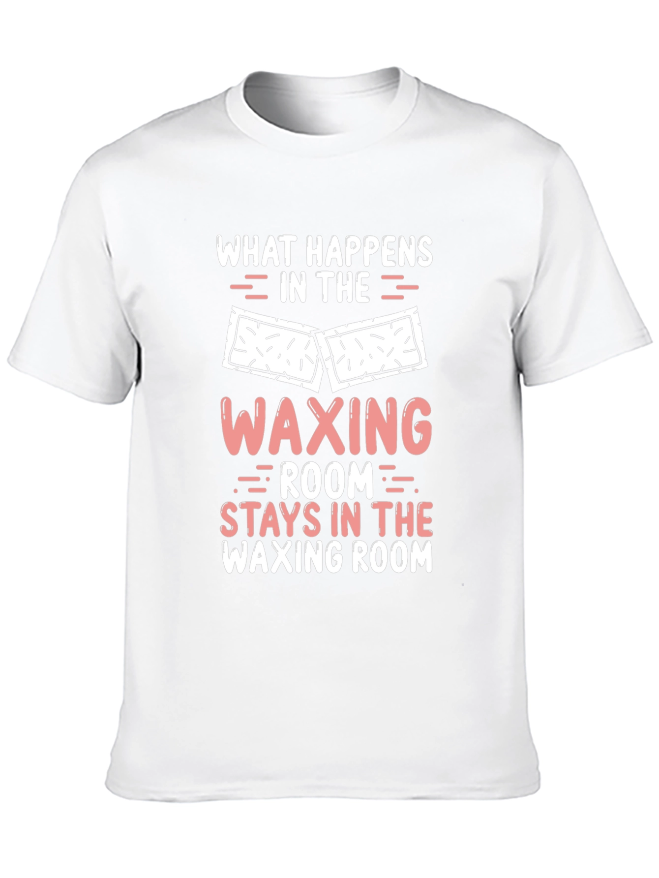 Black Waxing Room T-Shirt - What Happens Stays Funny Tee view 10