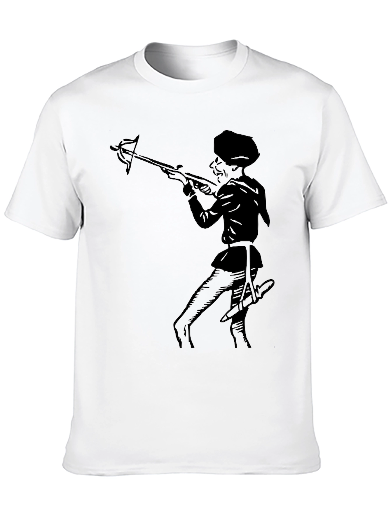 Black Archery Graphic Tee - Mens Black T-Shirt view 10
