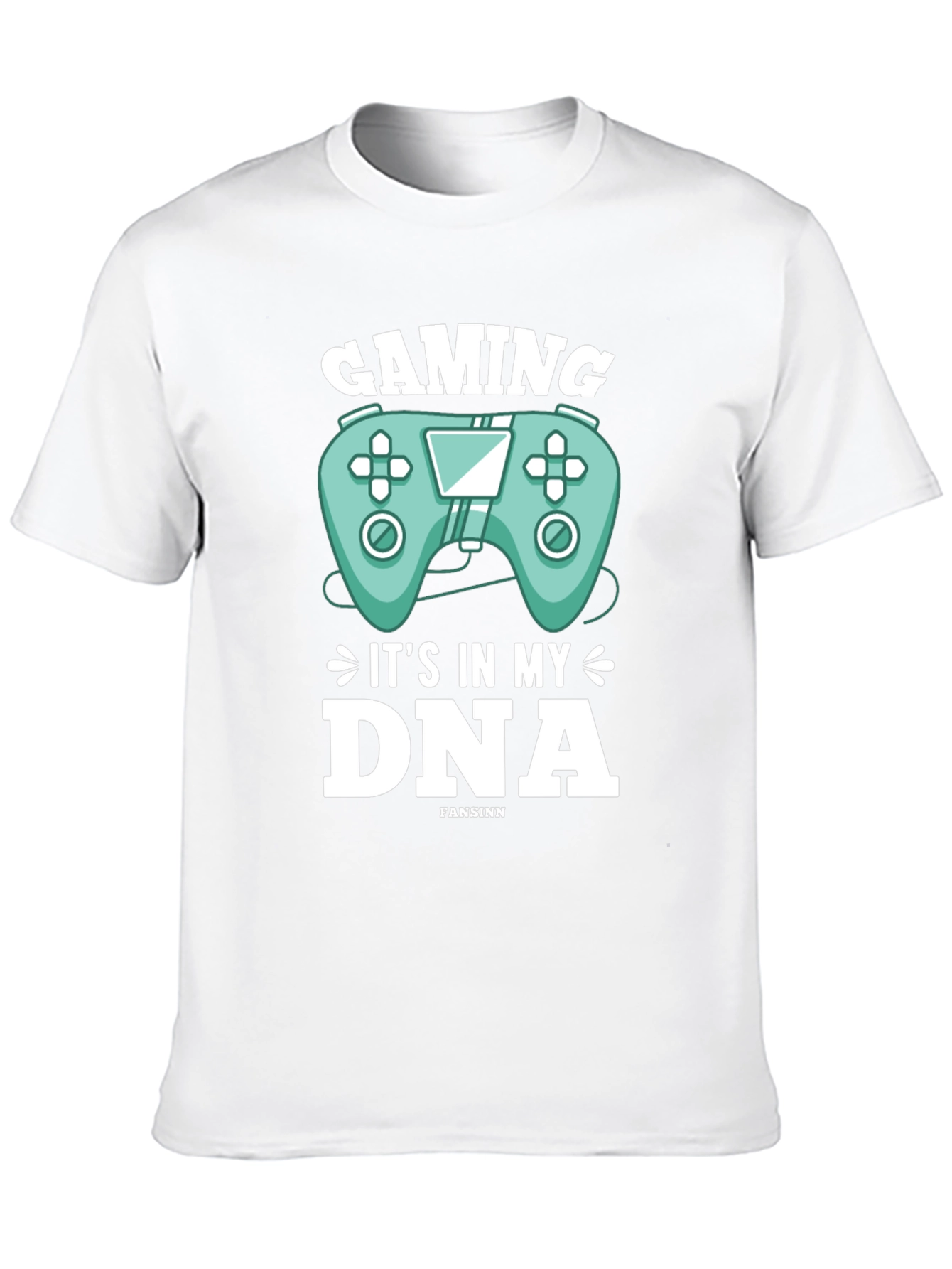 Black Gaming DNA T-Shirt - Gamer Gift view 10