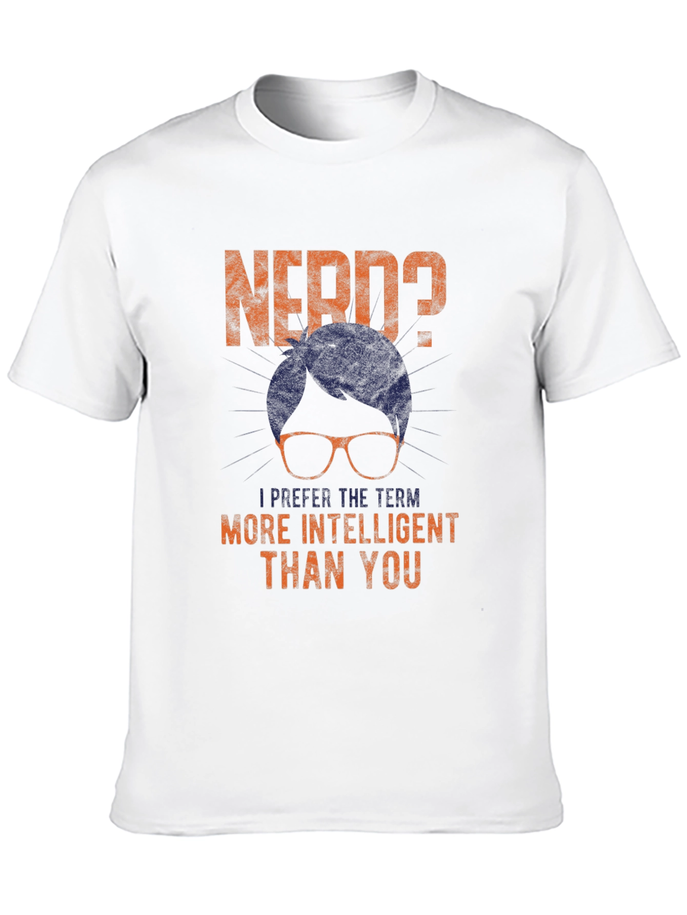 Black Nerd? T-Shirt - Intelligent Humor Tee view 10