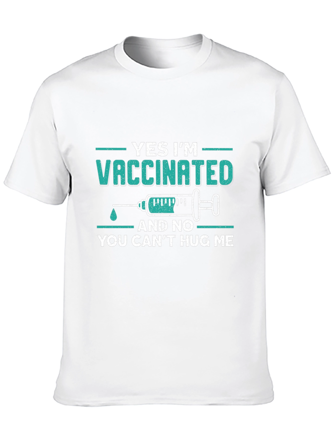 Black Yes I'm Vaccinated T-Shirt view 10