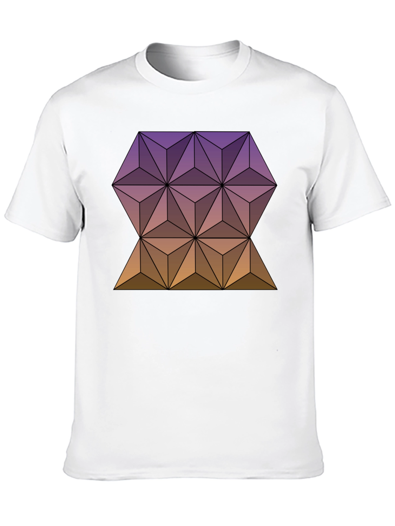 Black Geometric T-Shirt - Epcot Inspired Design view 10