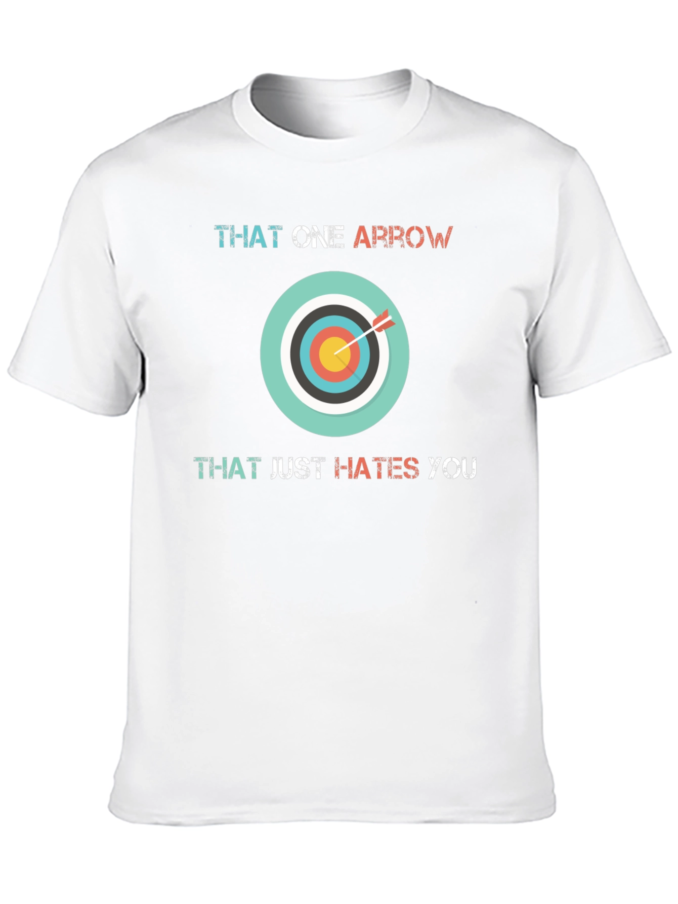Black Funny Archery T-Shirt: That One Arrow Hates You! view 10