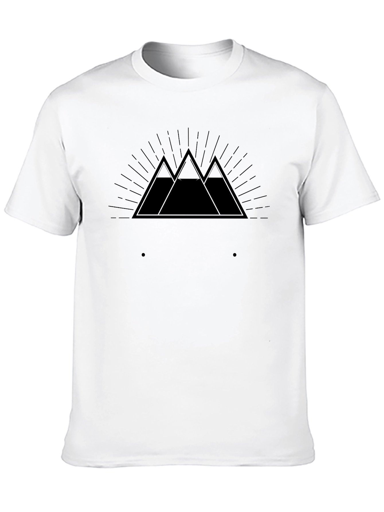 Black Mountain Peak Graphic Tee - Black Crew Neck view 10