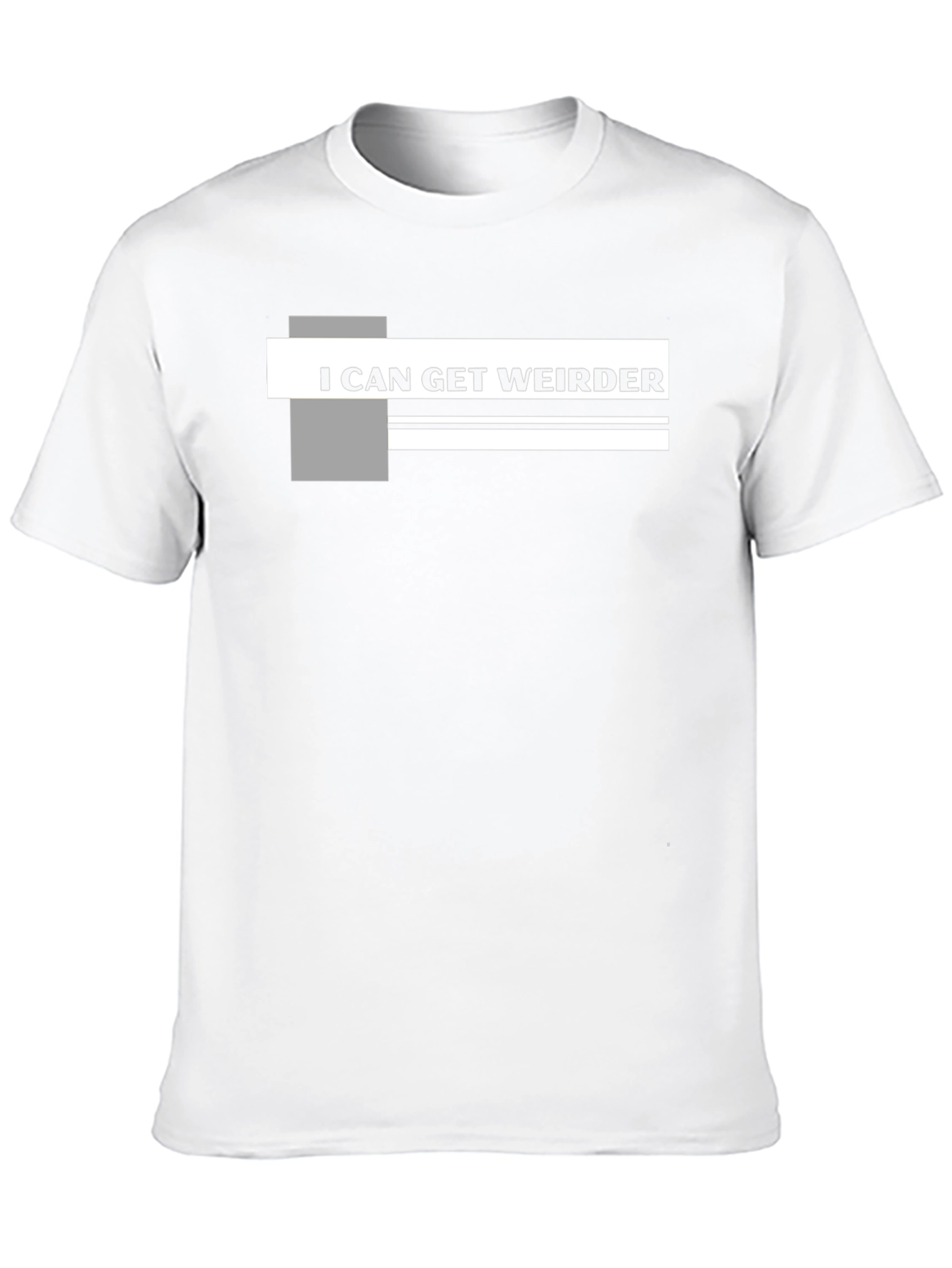 Black I Can Get Weirder Graphic T-Shirt view 10