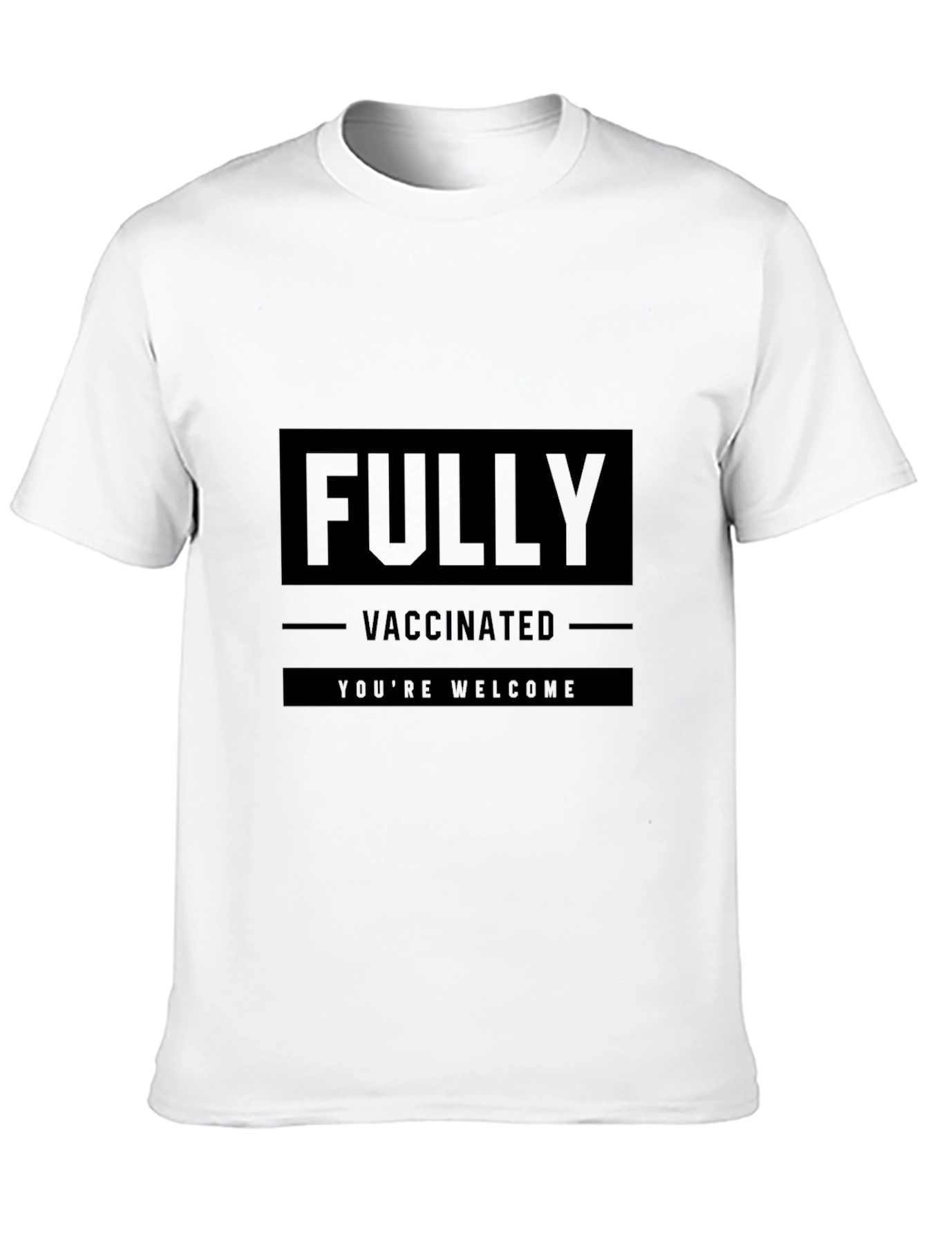 Black Fully Vaccinated Graphic Tee - Black view 10