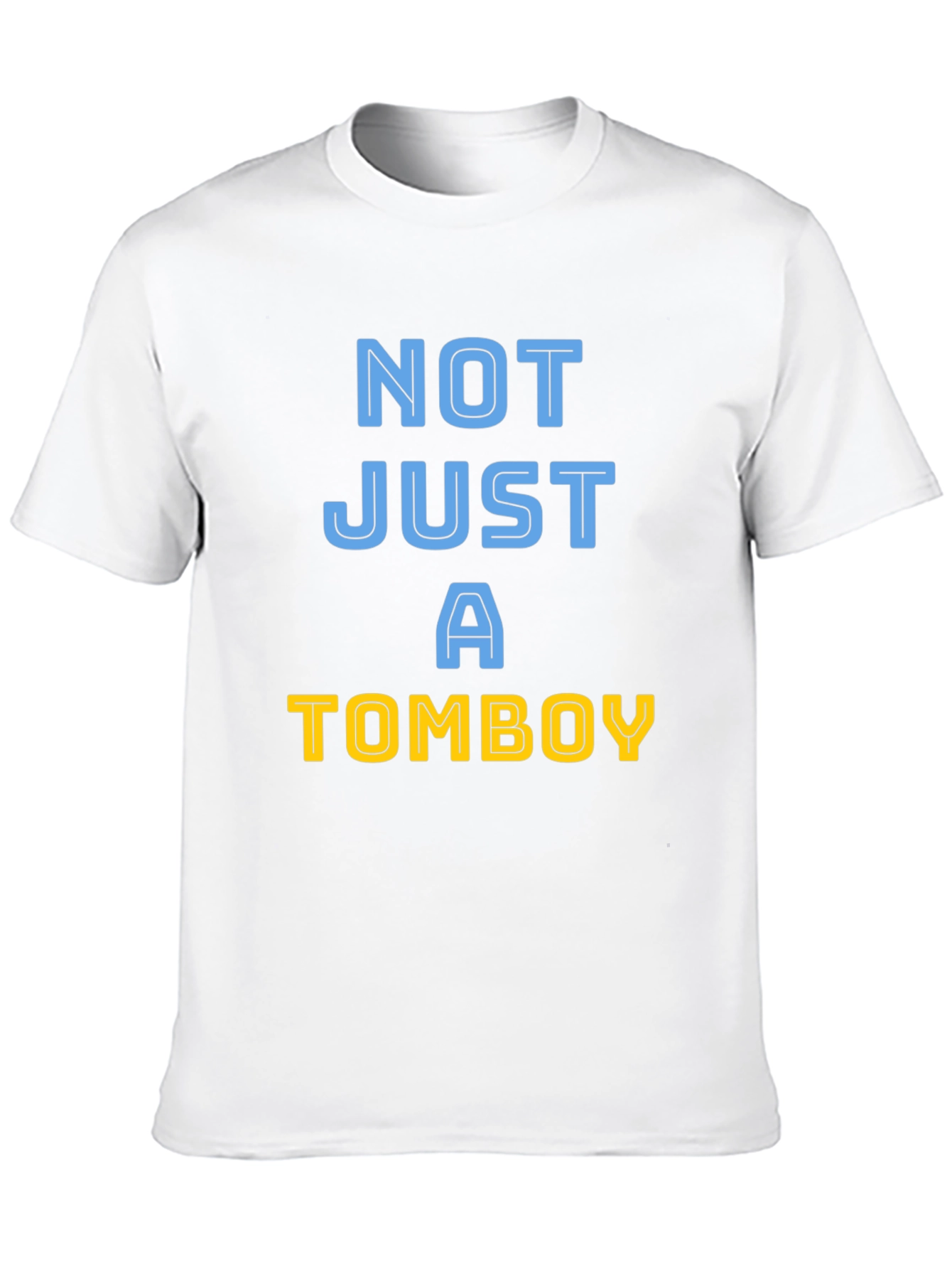 Black Not Just a Tomboy Graphic Tee view 10