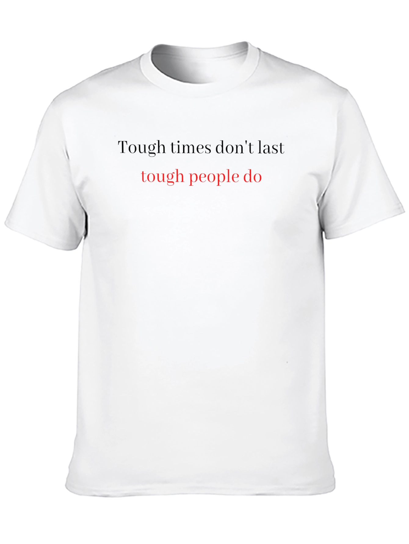 Black Tough People Do T-Shirt view 10