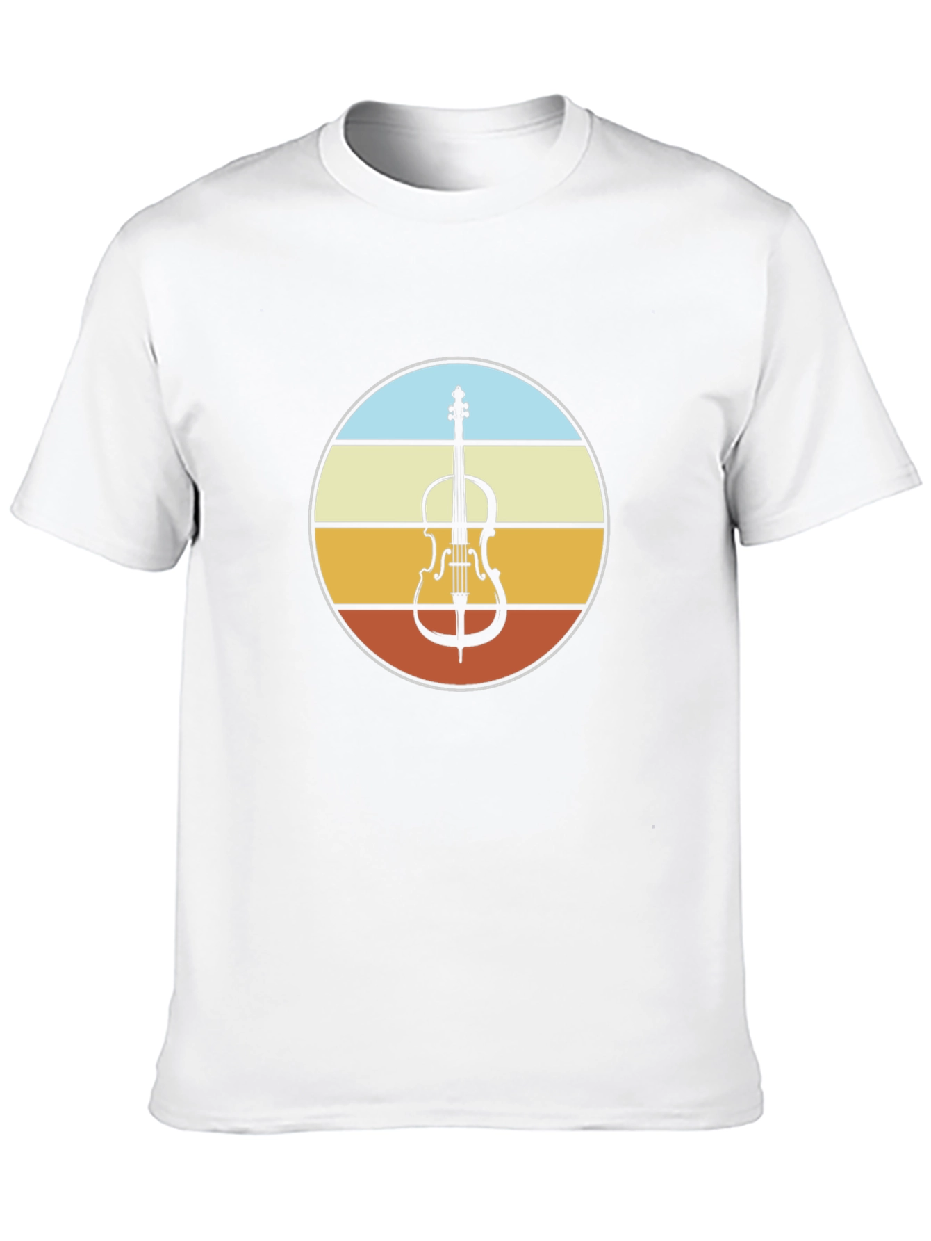 Black Retro Cello T-Shirt - Musician Style view 10