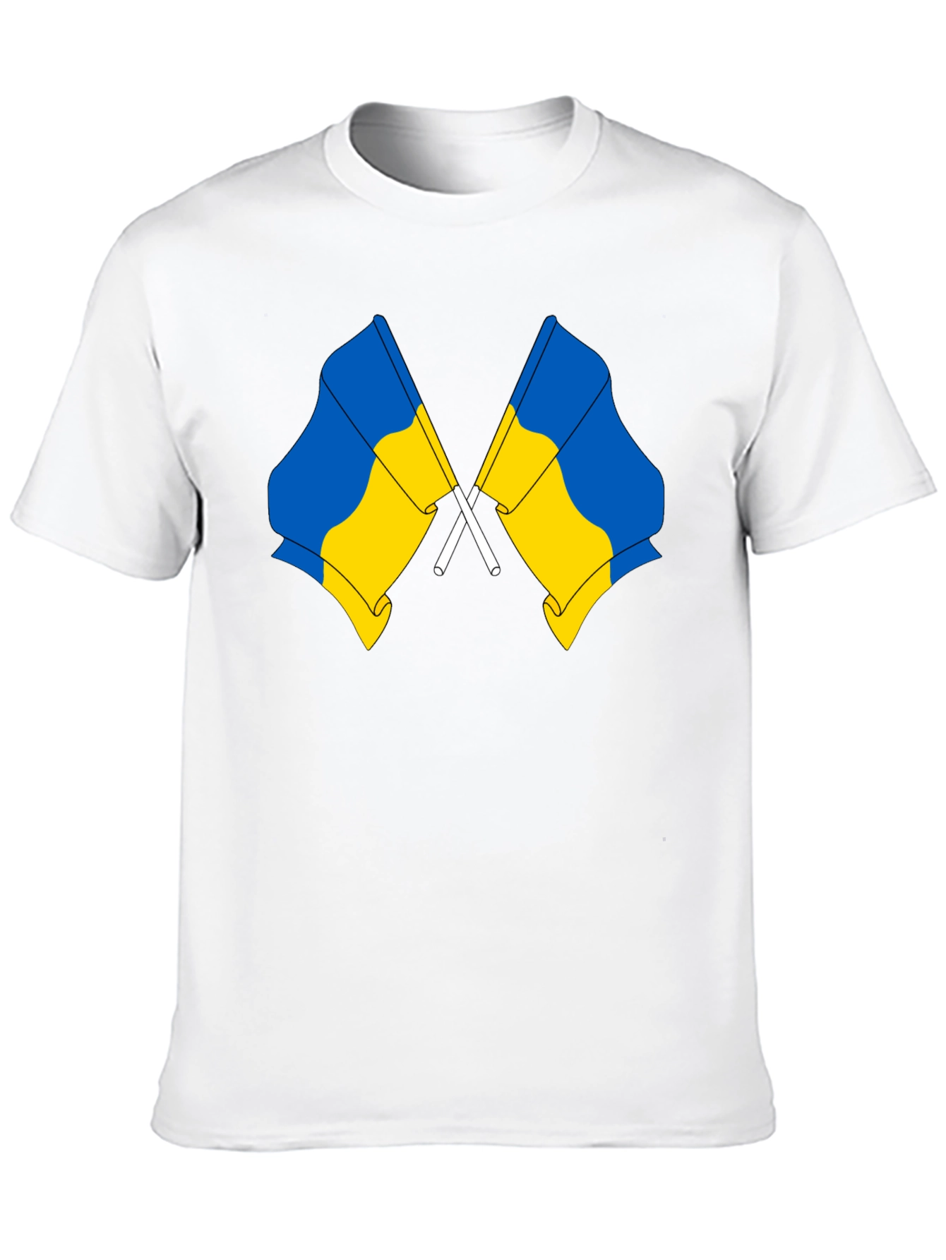 Black Ukraine Flags T-Shirt view 10