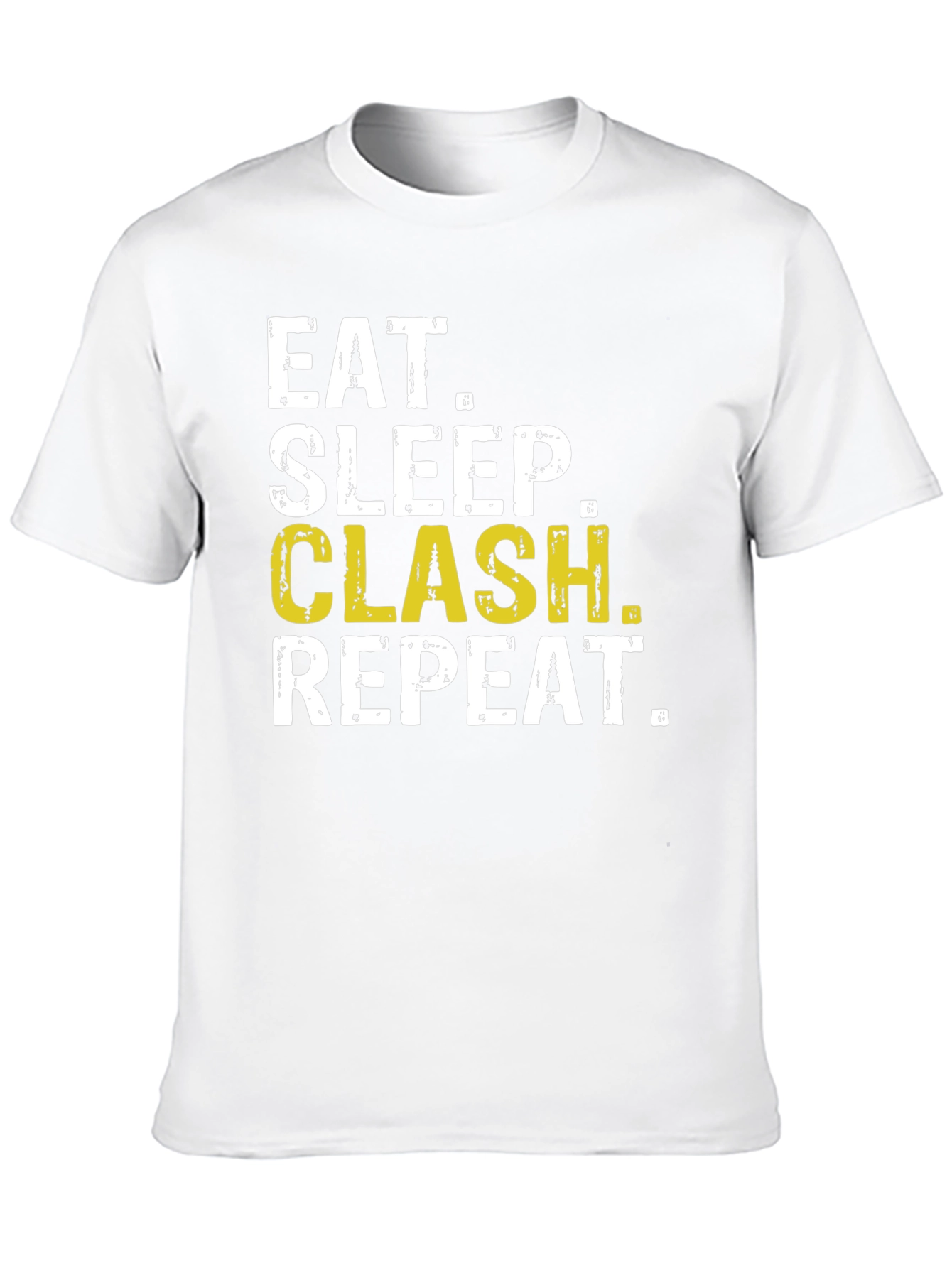 Black Eat Sleep Clash Repeat Black T-Shirt view 10