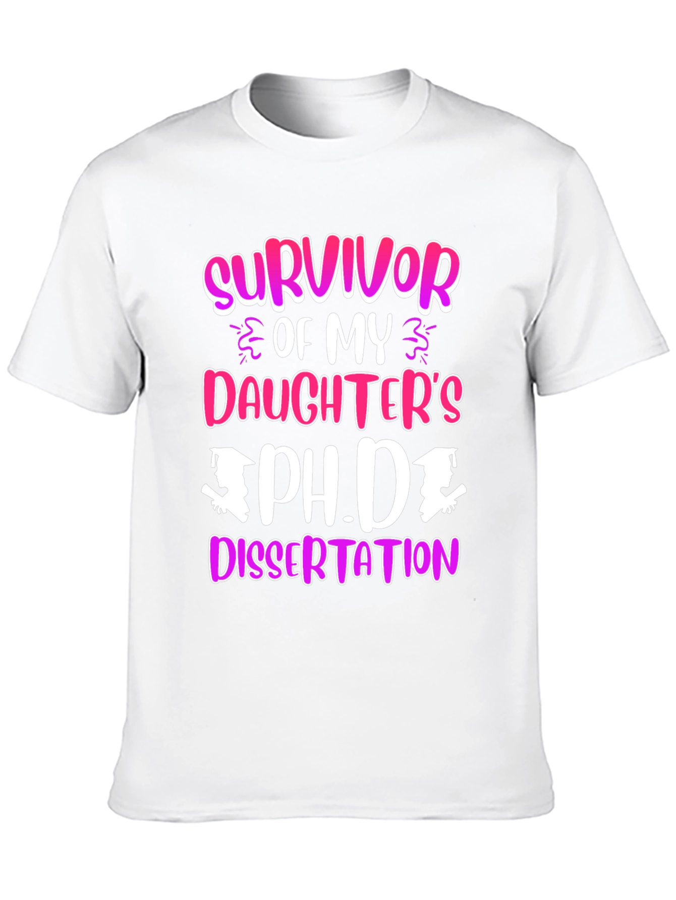 Black Survivor of My Daughter's Ph.D. Dissertation T-Shirt view 10