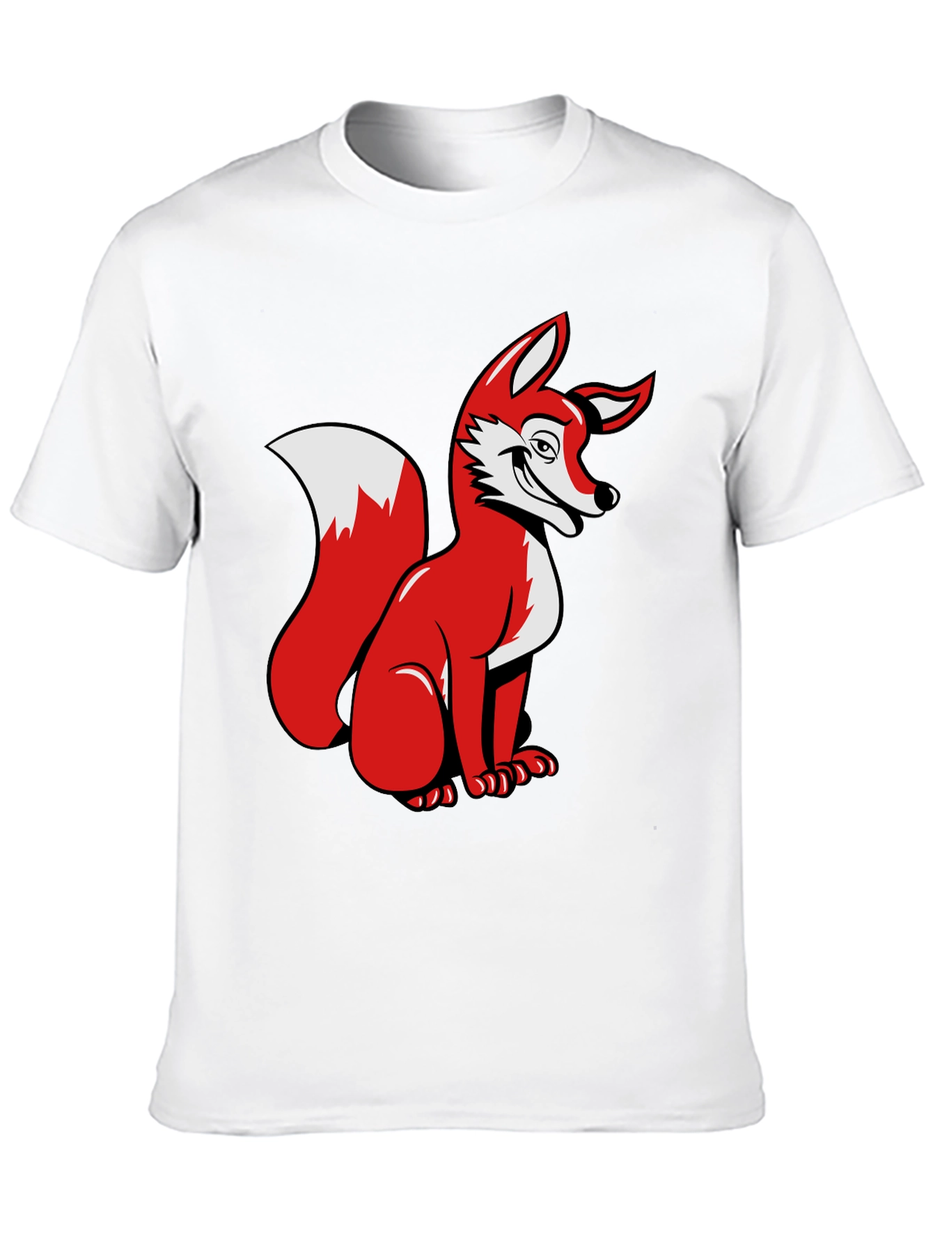 Black Fox Graphic Black T-Shirt view 10