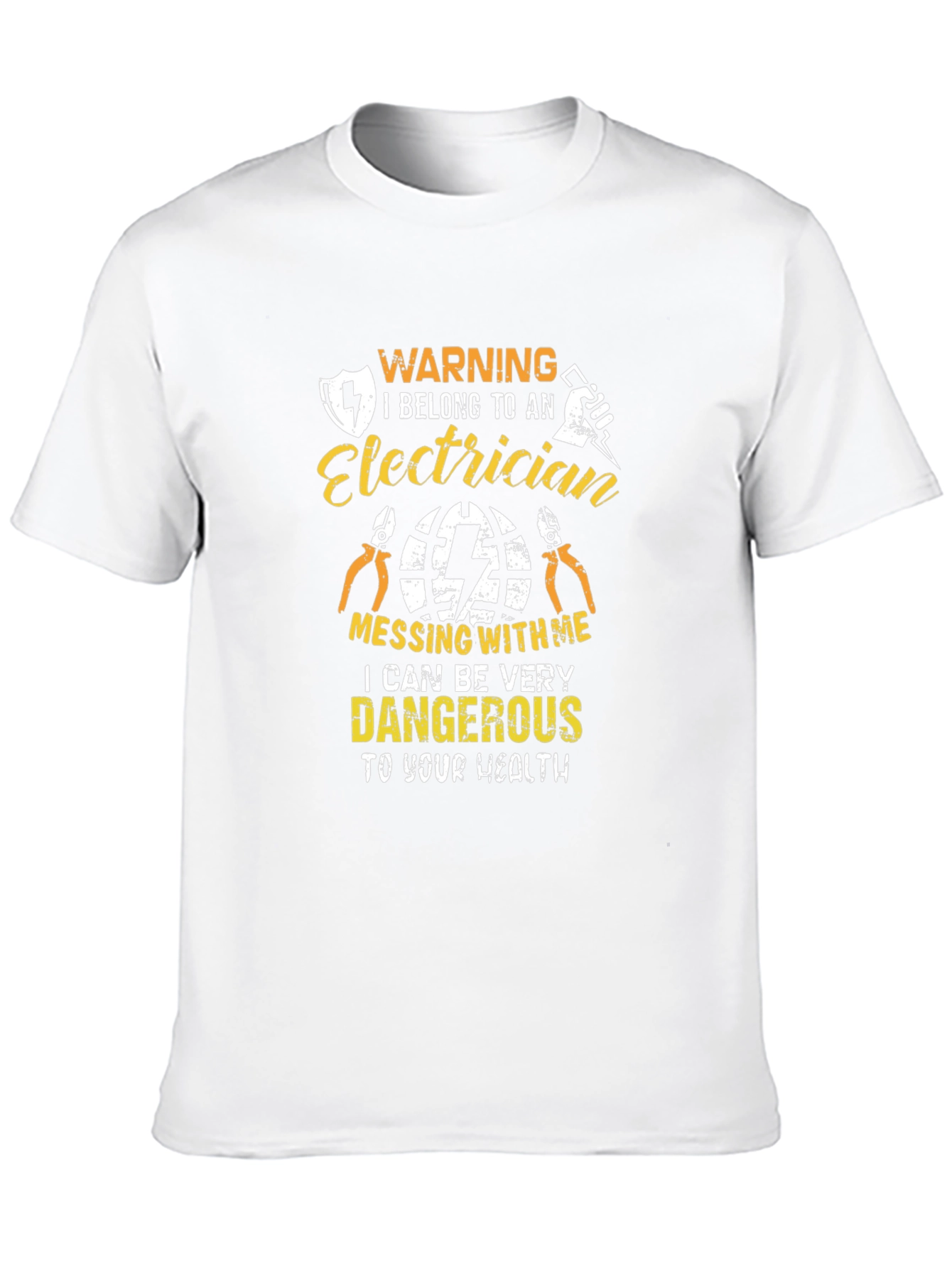 Warning Electrician T-Shirt - 10